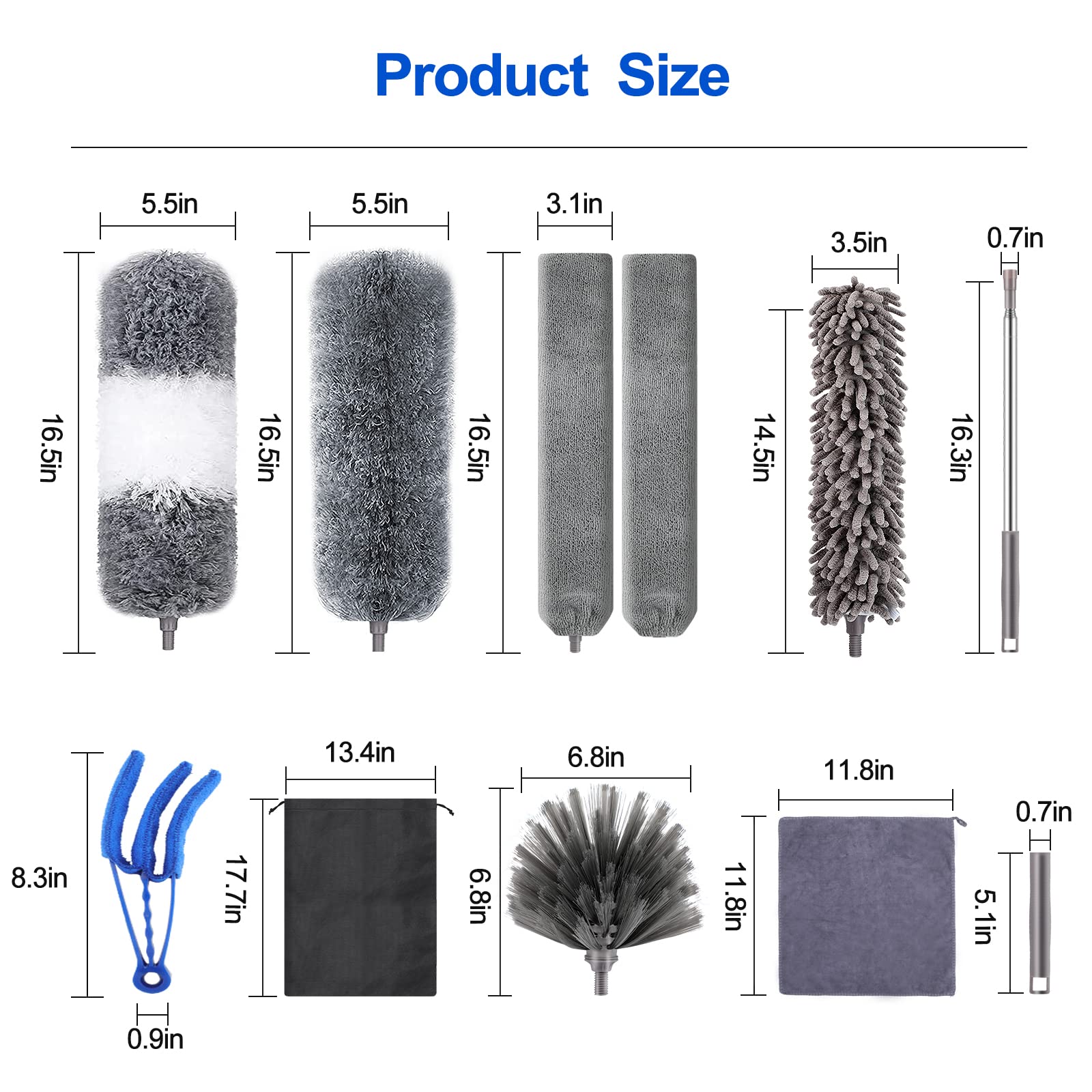 Microfiber Duster Kit