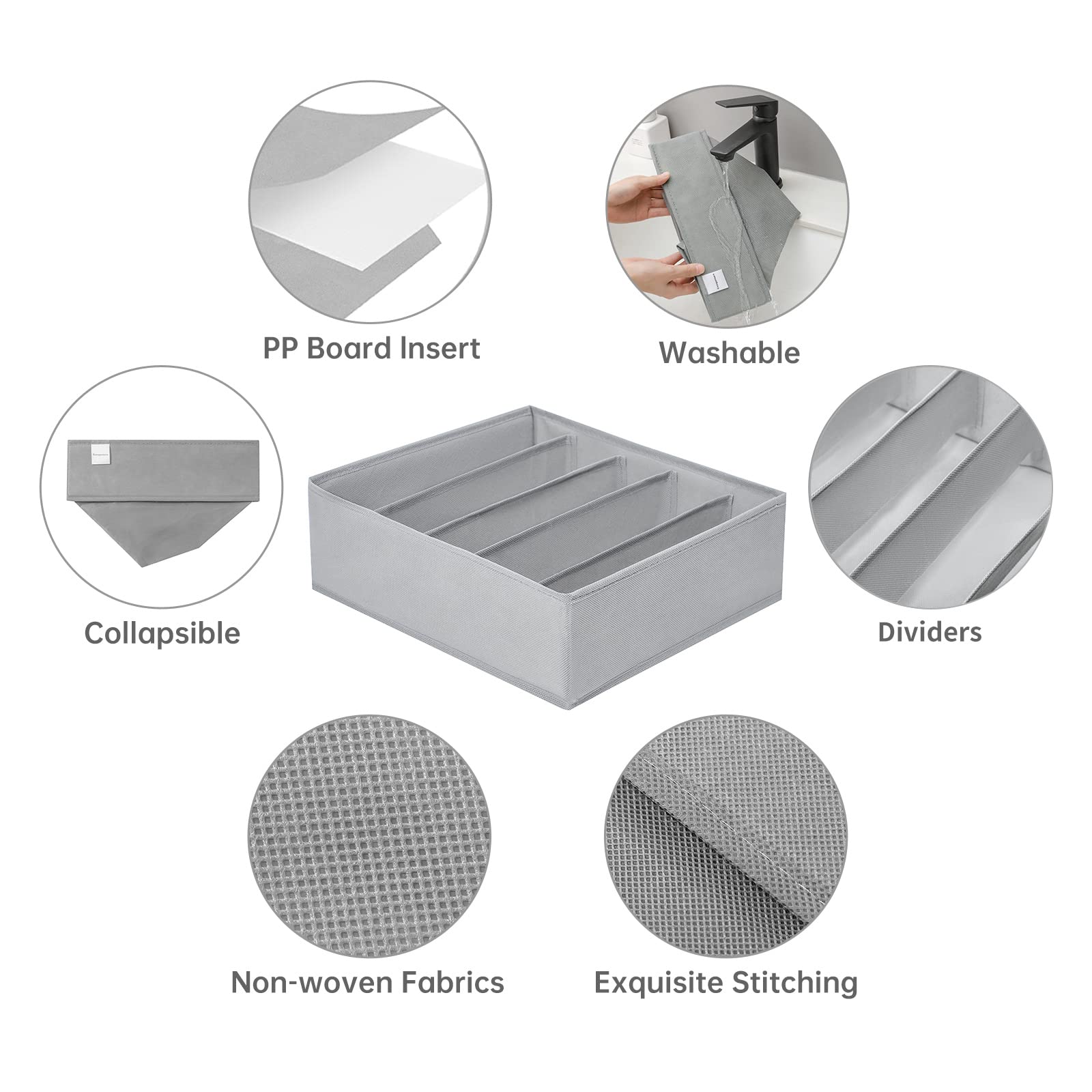 4 Packs Wardrobe Clothes Organizer (4 Count)