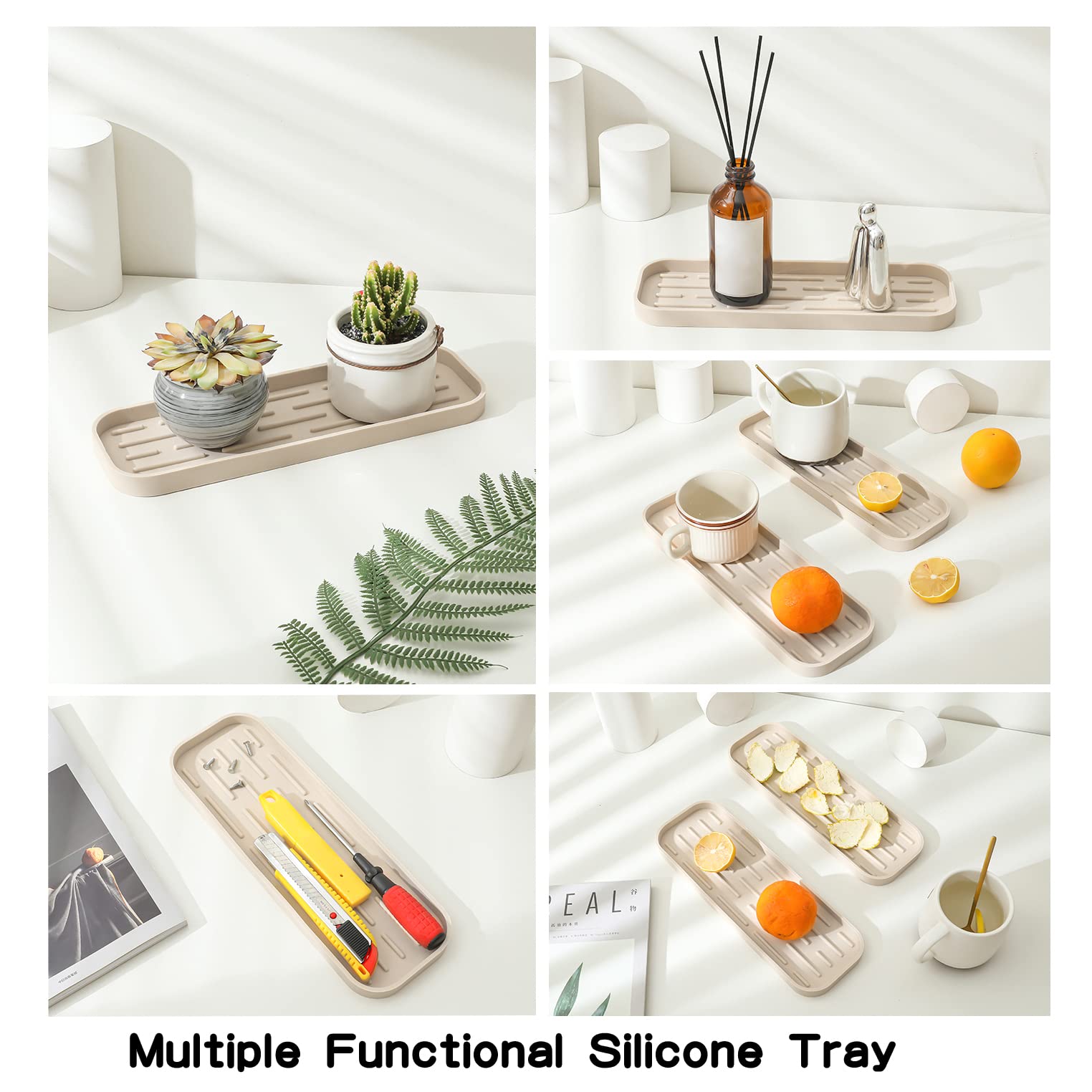 Silicone Kitchen Sink Organizer Tray for Multiple Usage