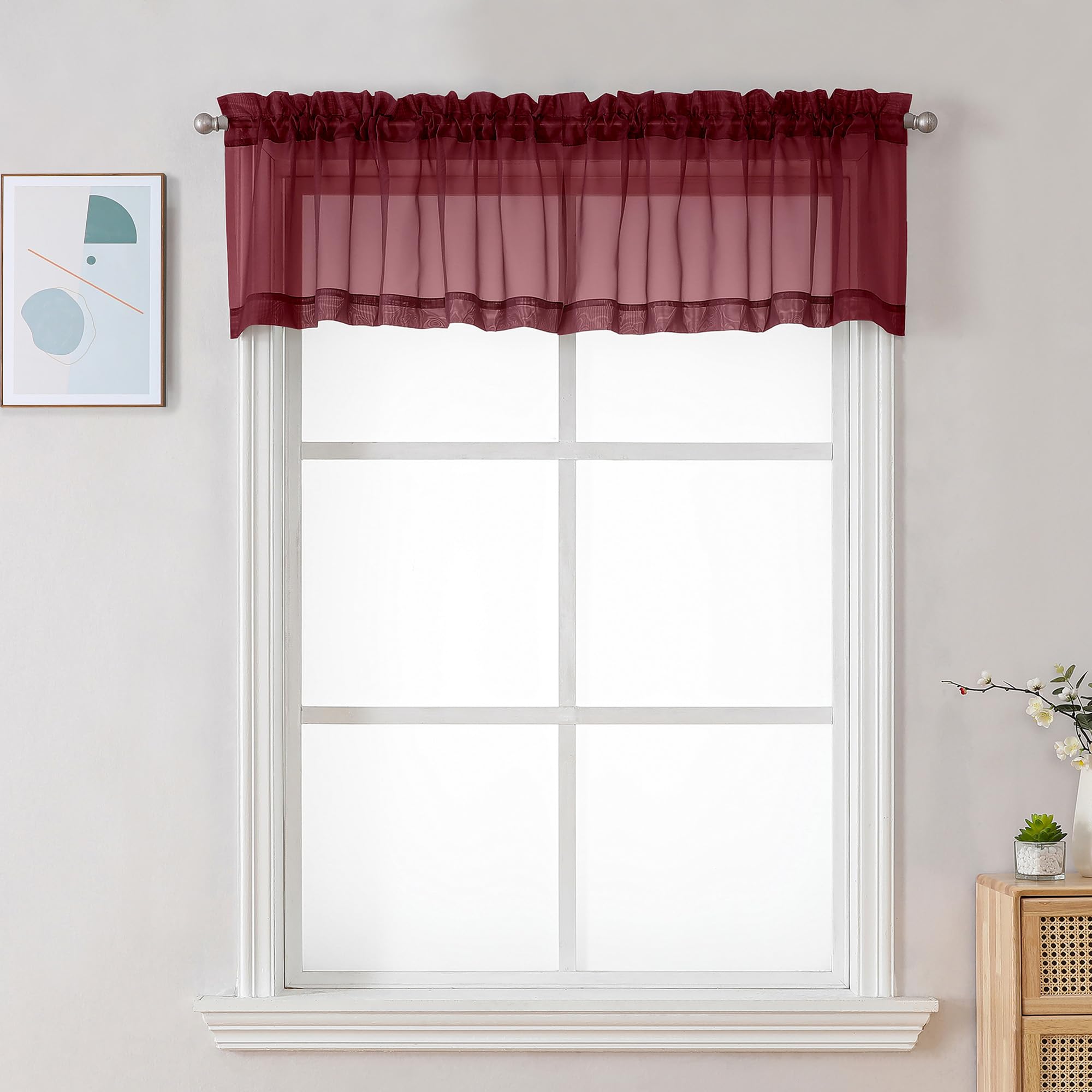 Sheer Valances for Windows 2 Pack
