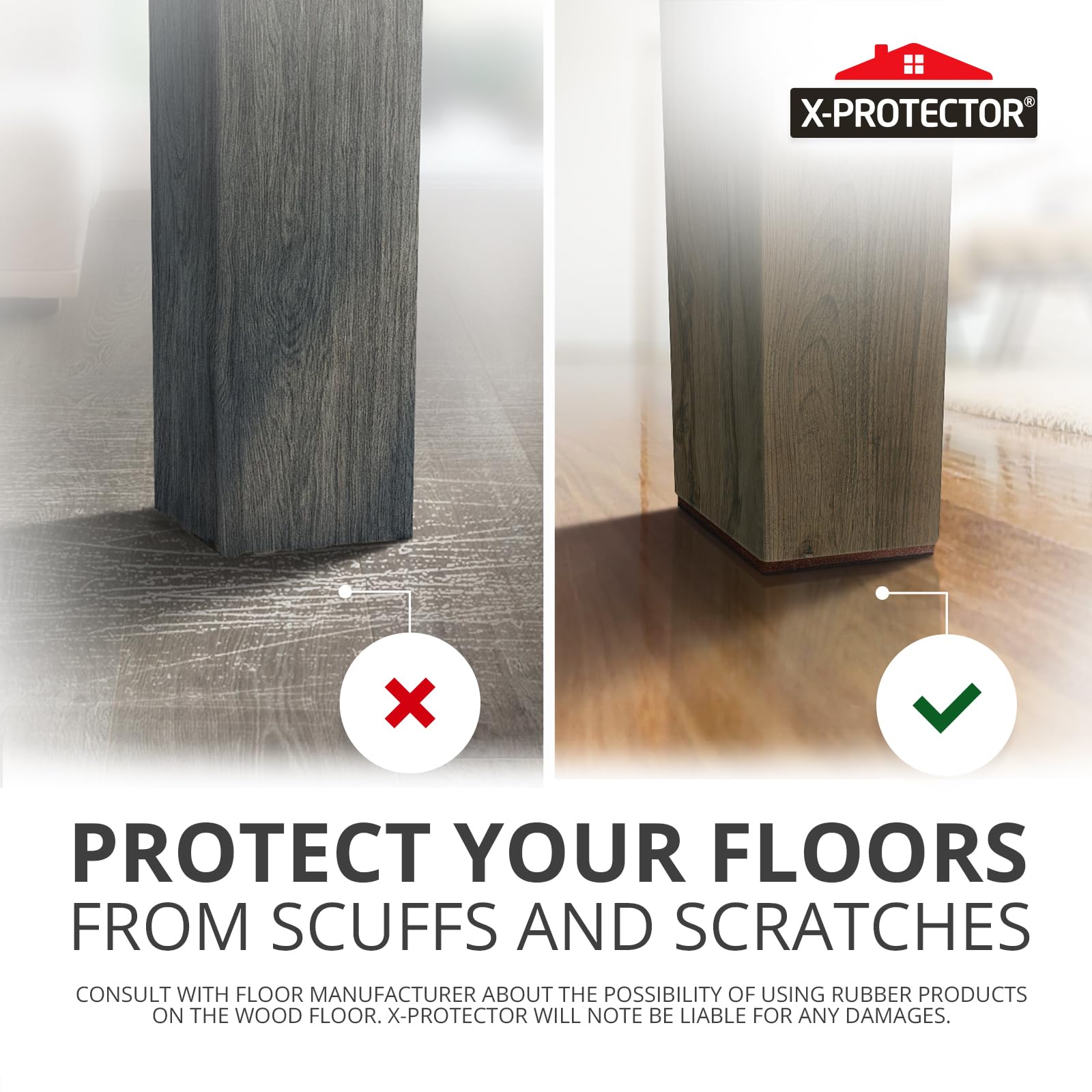 Non Slip Furniture Pads (8 Count)