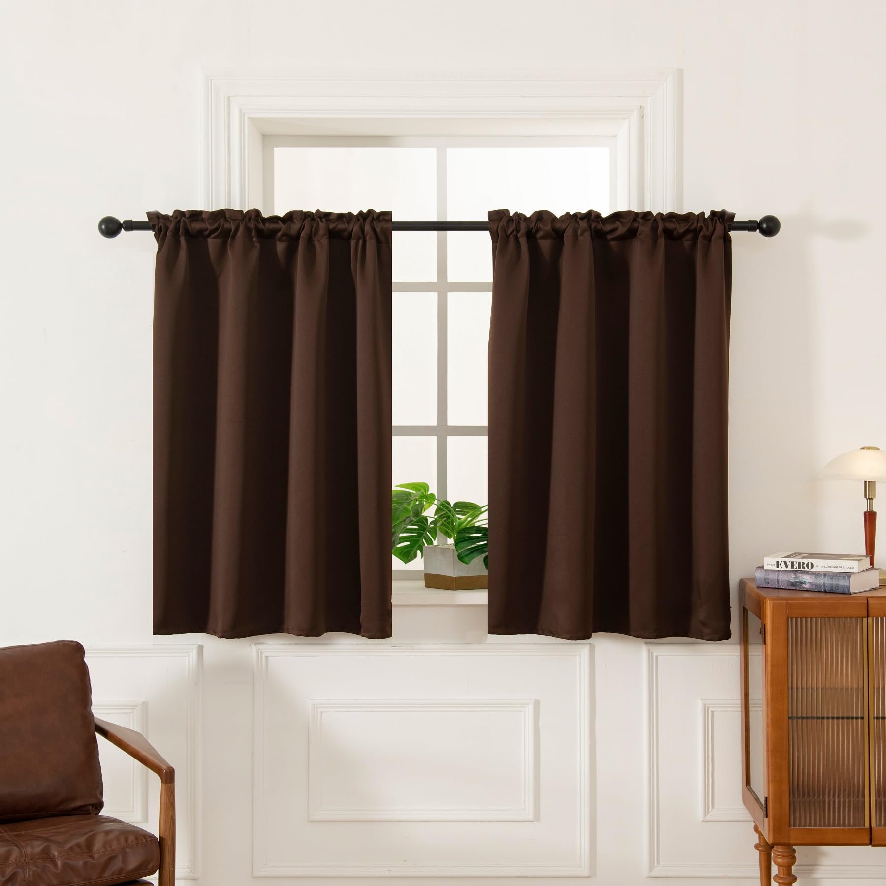Blackout Curtains 45 Inches Long 2 Panels