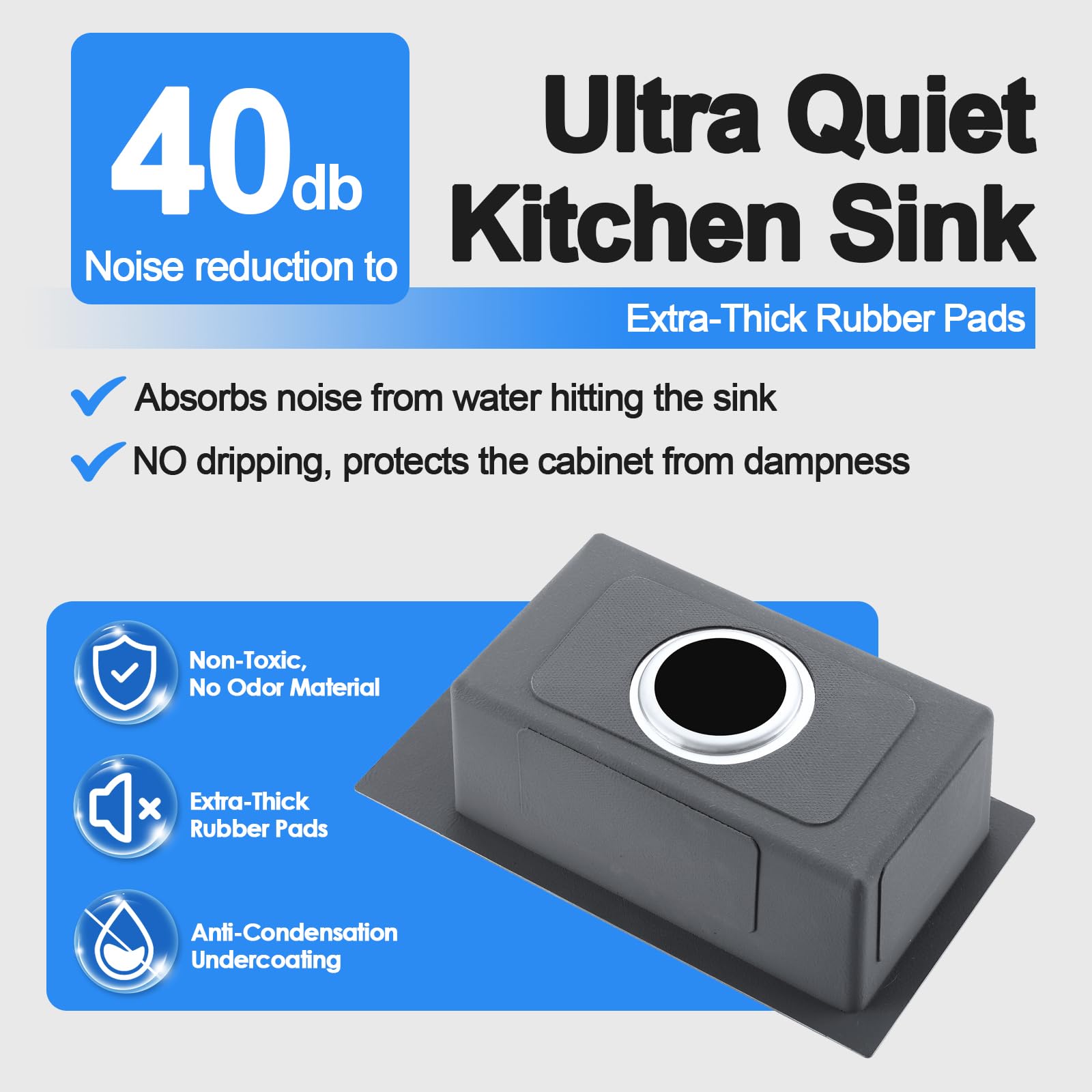 10x18 inch Bar Sink Drop in