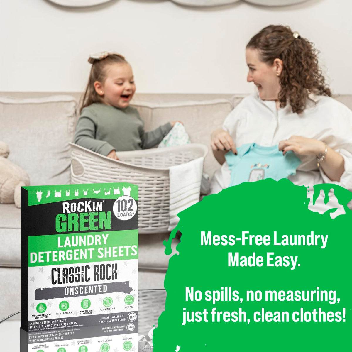 Natural Laundry Sheets (102 Count)