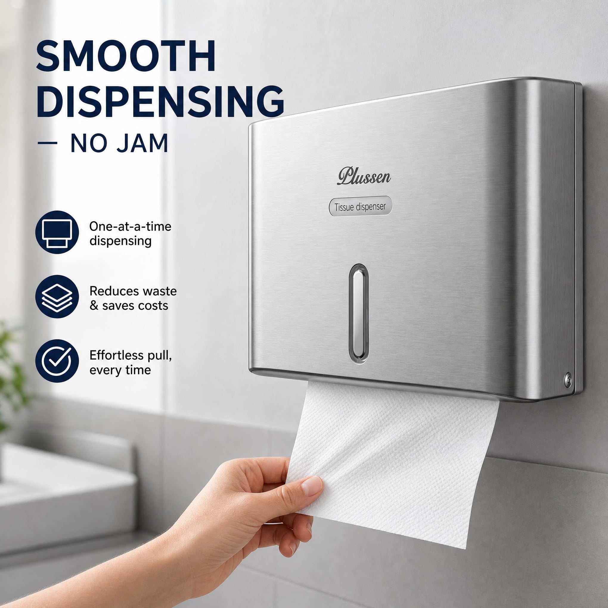 Commercial Paper Towel Dispenser Wall Mount (200 Count)