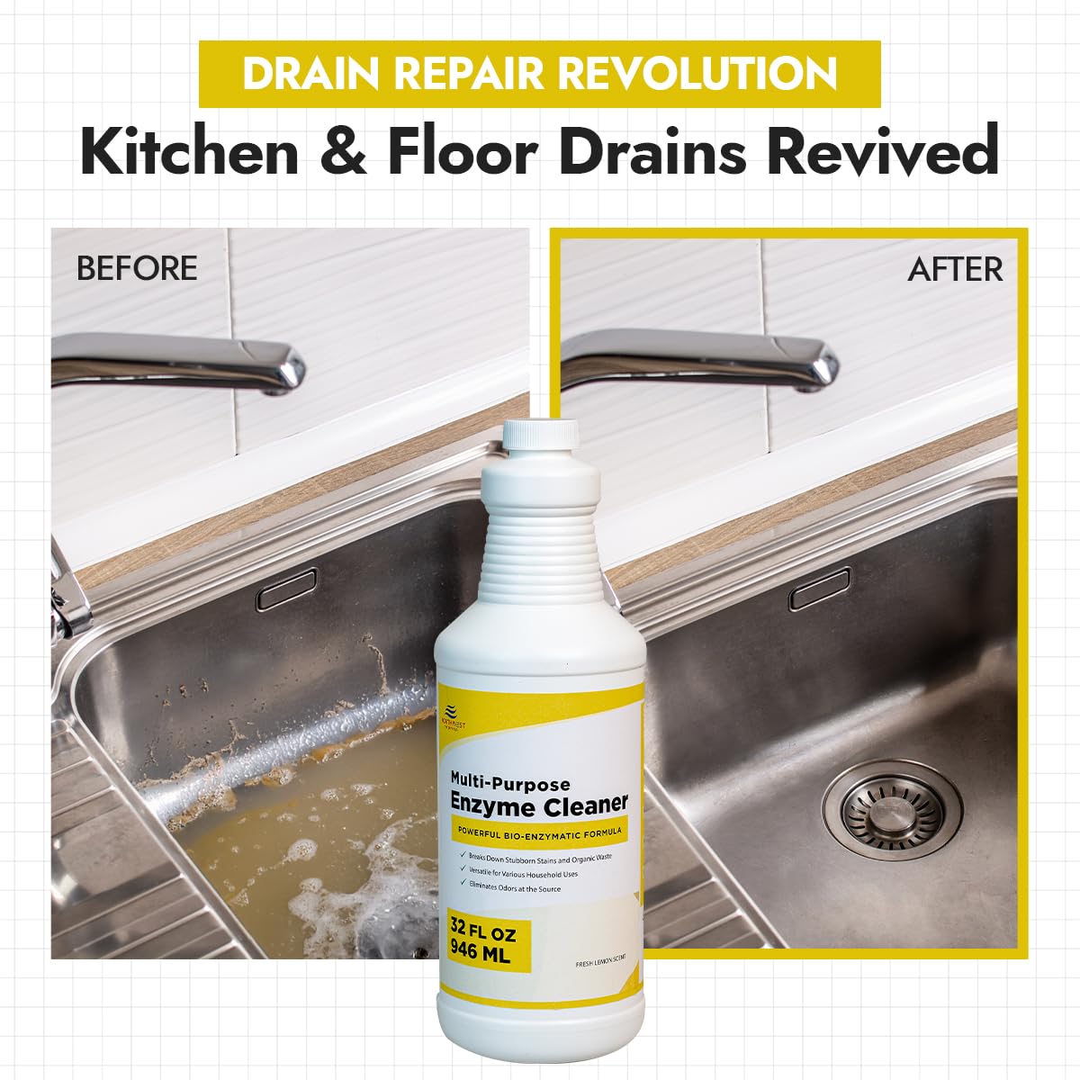 Enzyme Cleaner for Pet Urine (32 Fl Oz)
