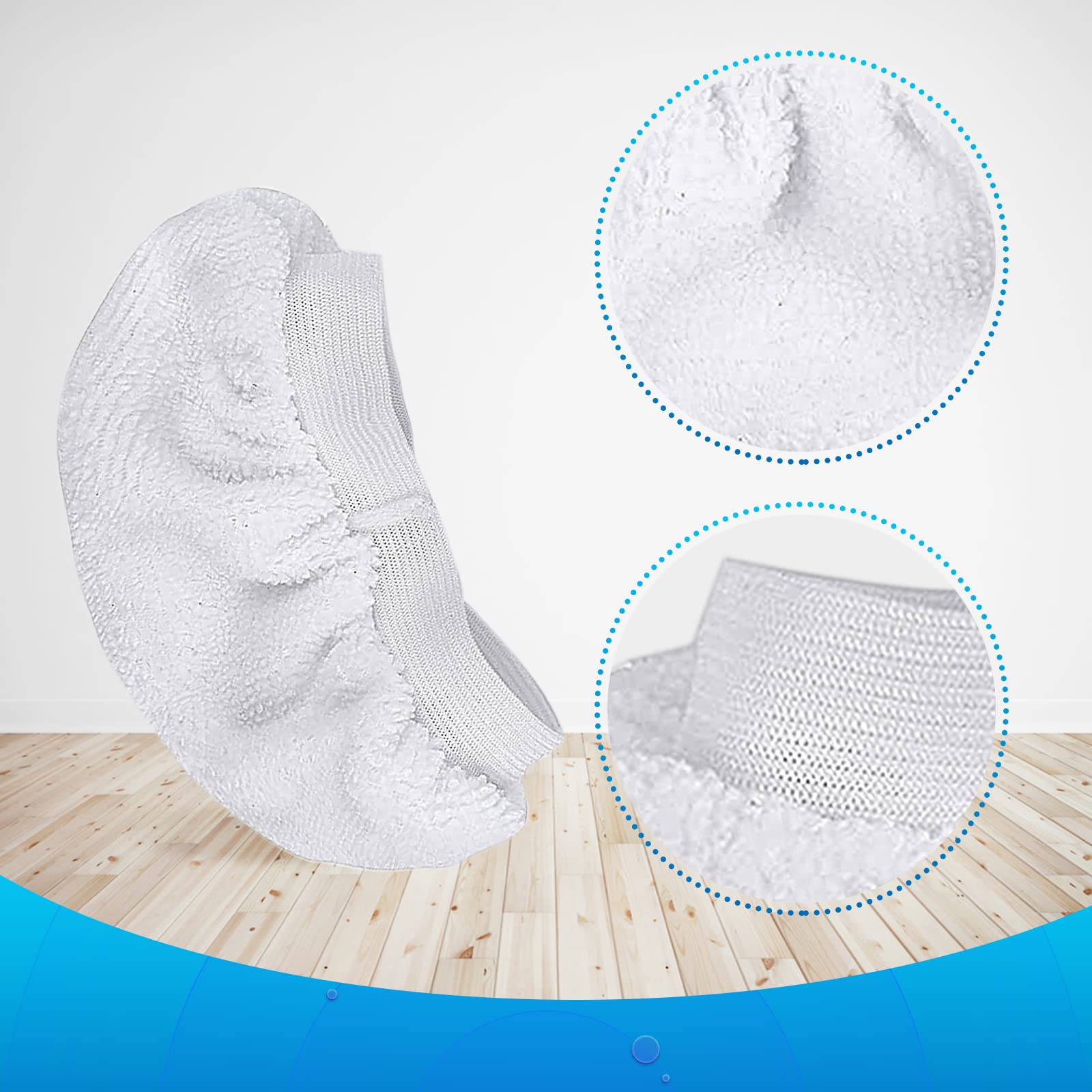 Steam Shot Pads Brushes Compatible with Bissell SteamShot Cleaner (8 Count)