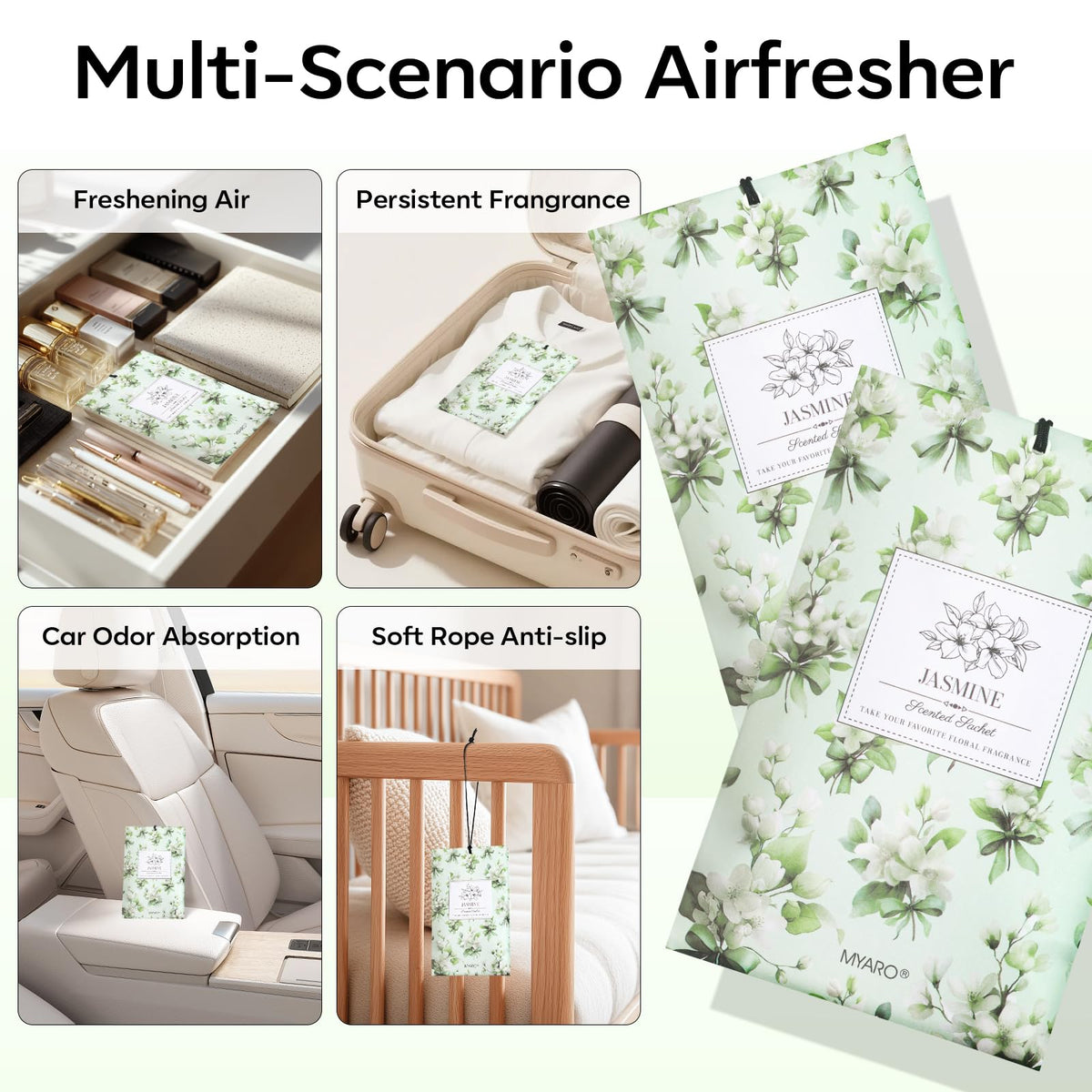 20Pcs Jasmine Scented Sachets (20 Count)
