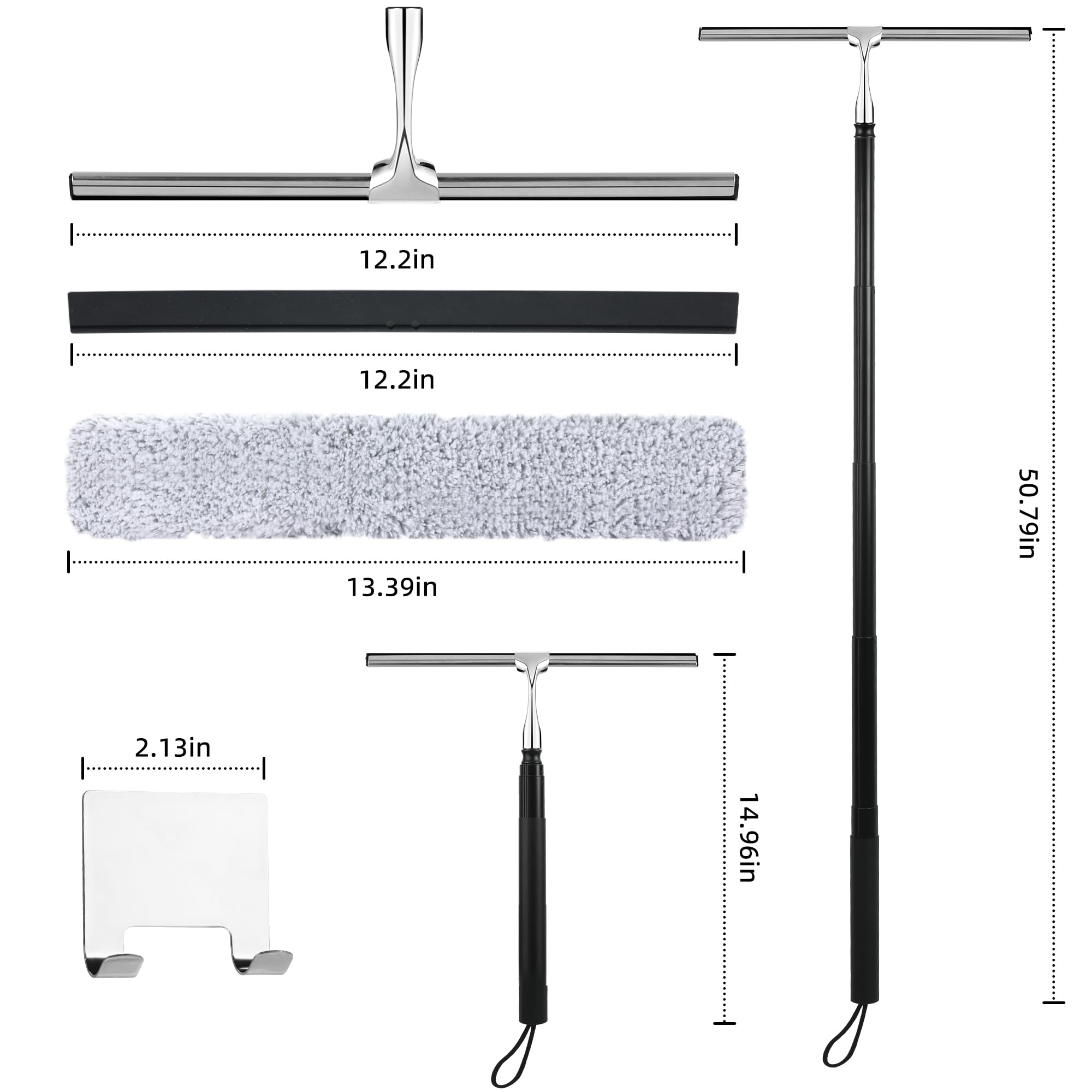 2 in 1 Window Squeegee