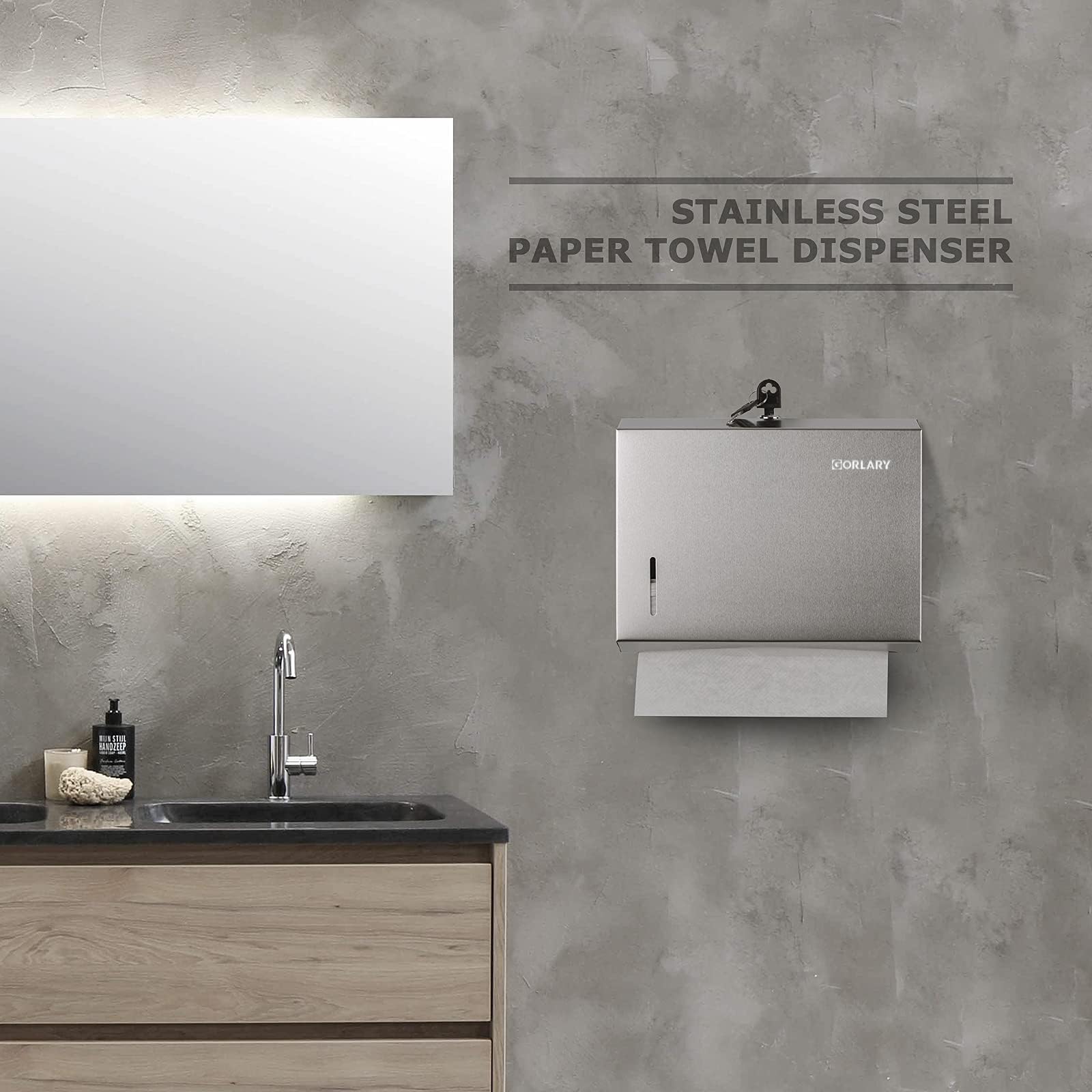 Wall Mount Commercial Paper Towel Dispenser (200 Count)