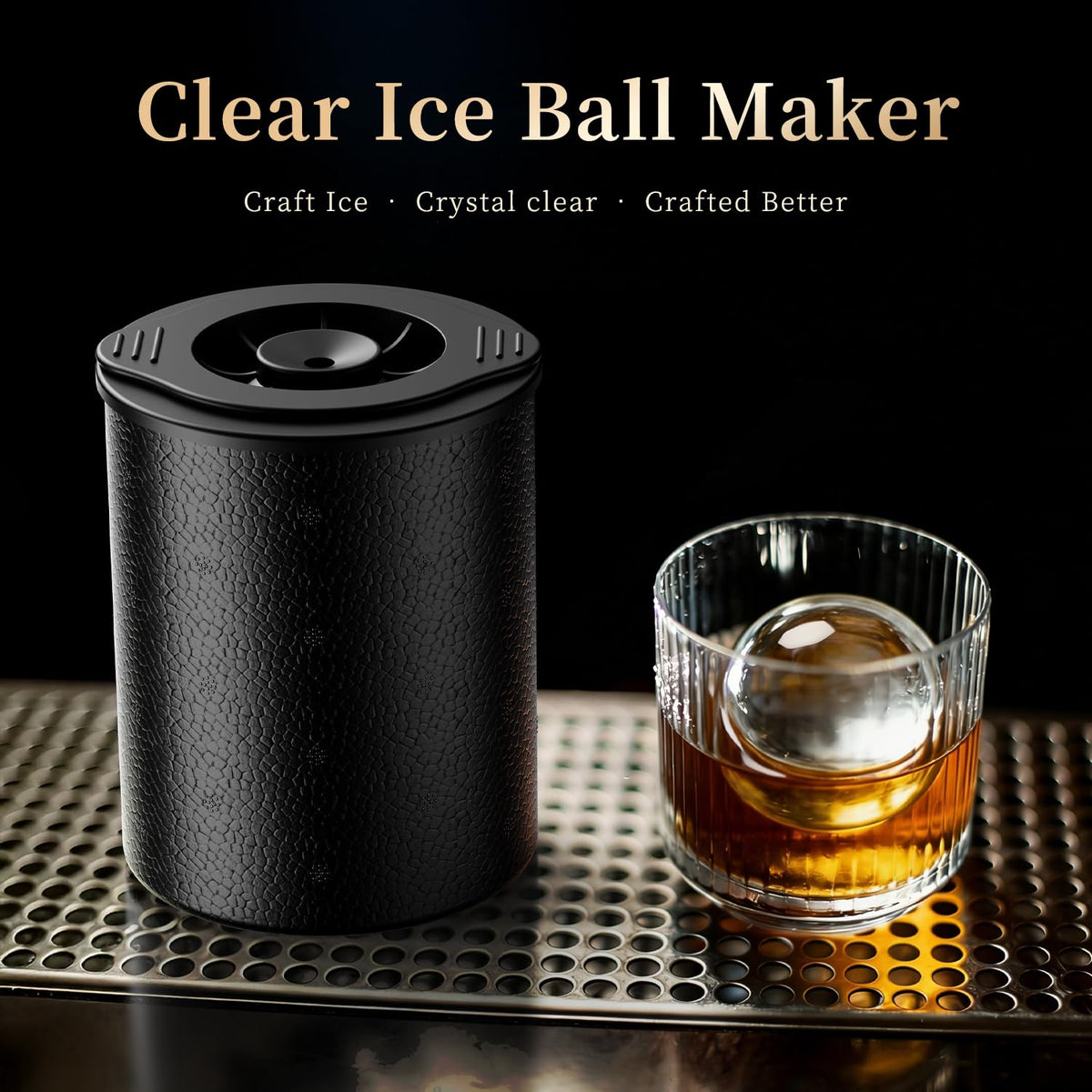 Clear Ice Ball Maker for Whiskey