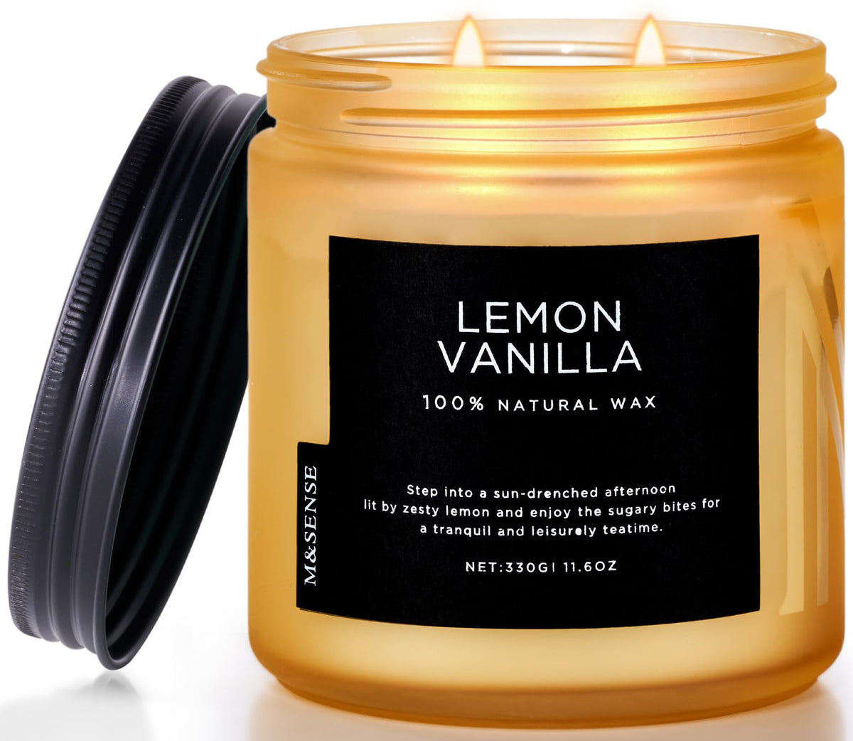 Lemon Vanilla Home Scented Candles (11.6 Ounce)