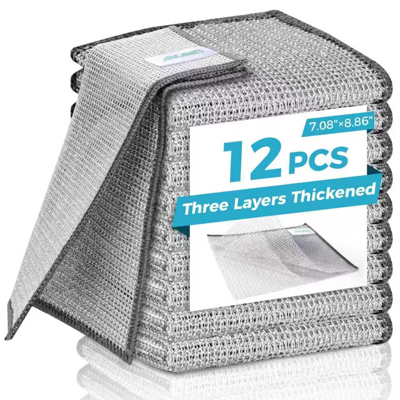 Non Scratch Wire Dishcloth (12 Count)