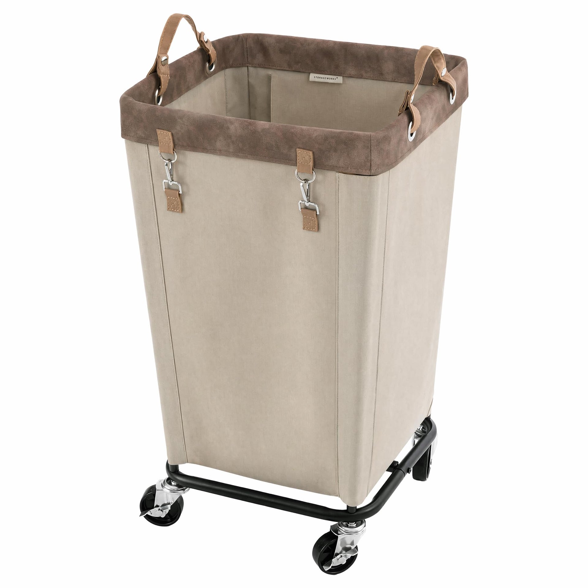 110L Laundry Basket with Wheels
