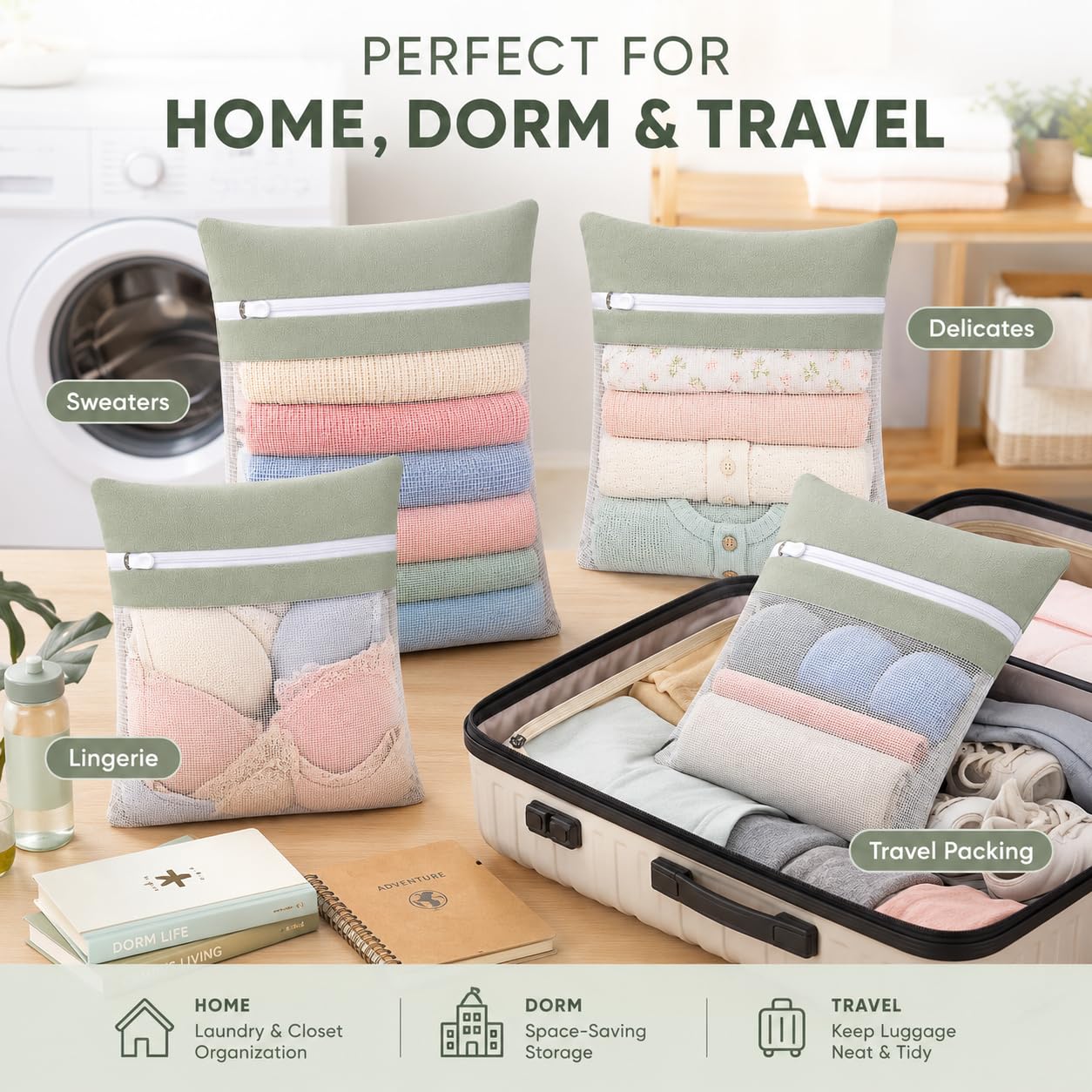 Green 5 piece set in bags (5.99 Count)
