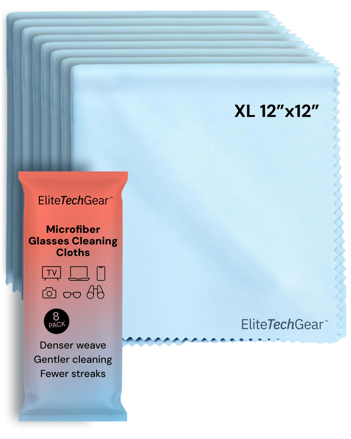 Microfiber Cleaning Cloth (8 Count)