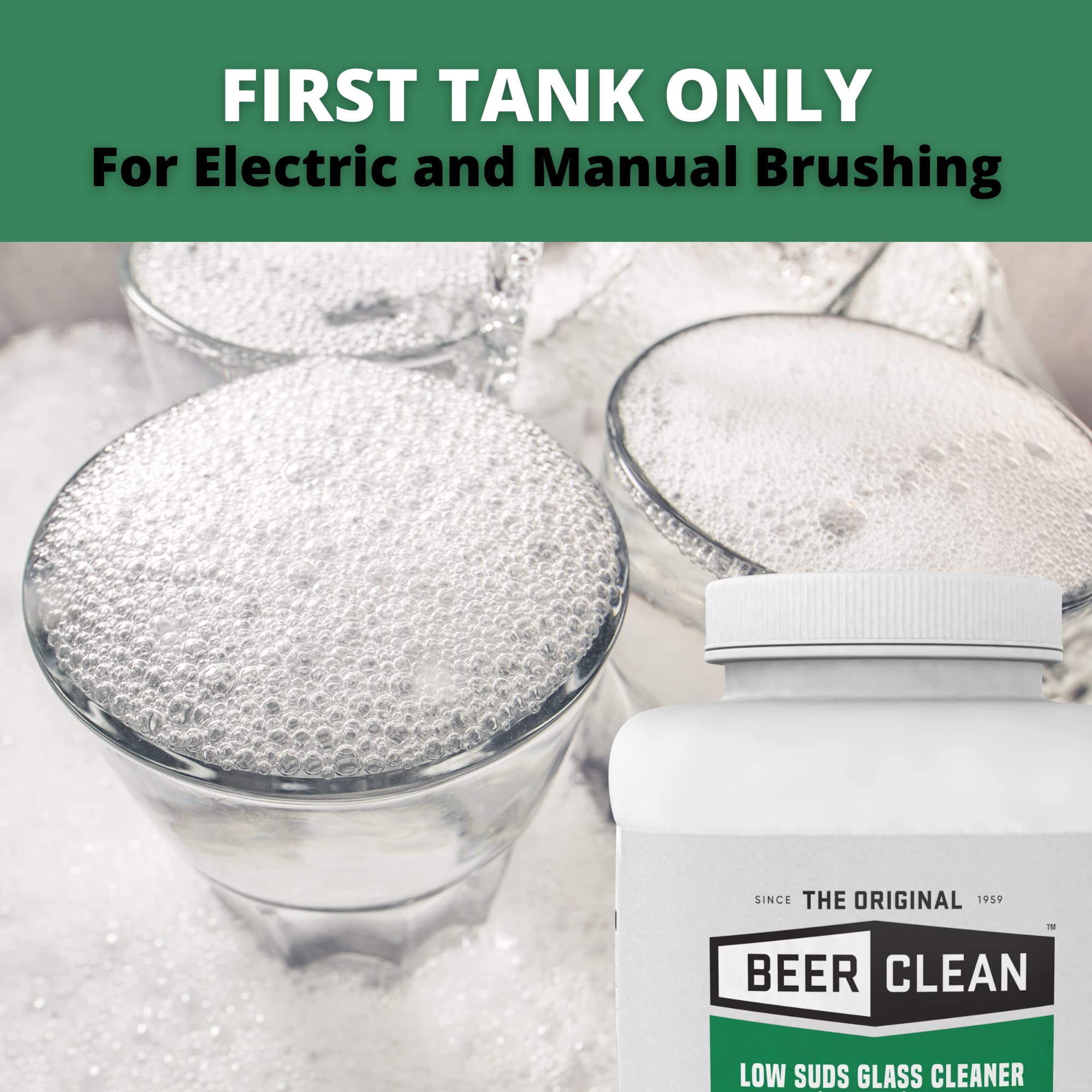 Diversey 990241 Beer Clean Low Suds Glass Cleaner (128 Ounce)