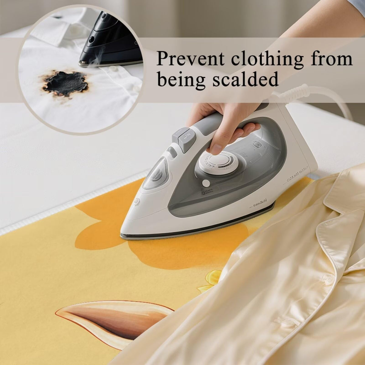 Funny Ironing Mat Portable Giraffe Ironing Pad for Steam Pressing on Tabletop or Bed