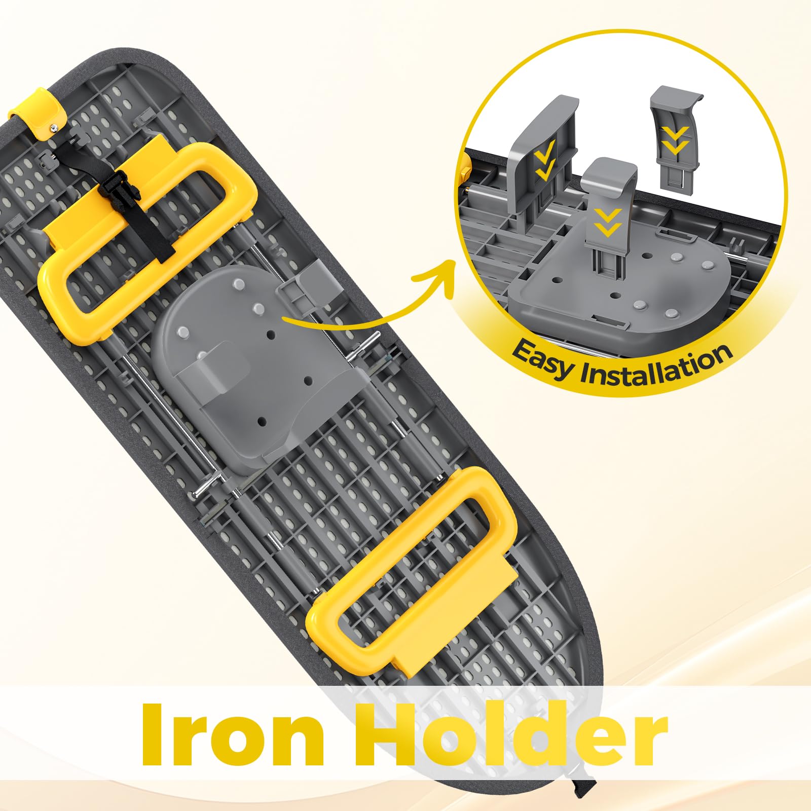 Small Ironing Board with Iron Holder