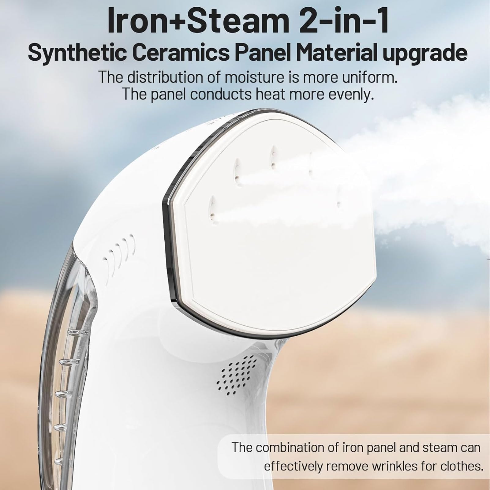 Steamer ＆ Iron 2 in 1 for Clothes