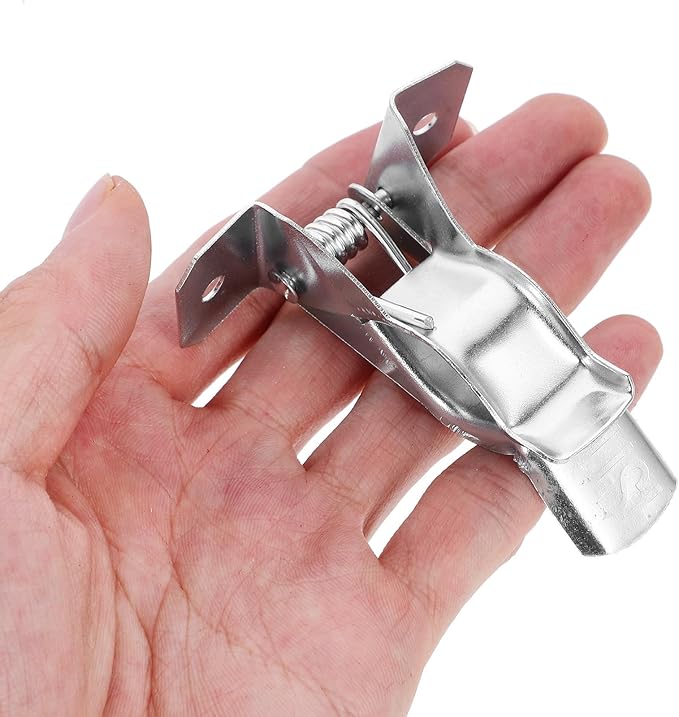 10pcs Heavy Duty Iron Mop and Broom Holder Wall Mount Tool Clips Set for Home Organization and Garage Storage