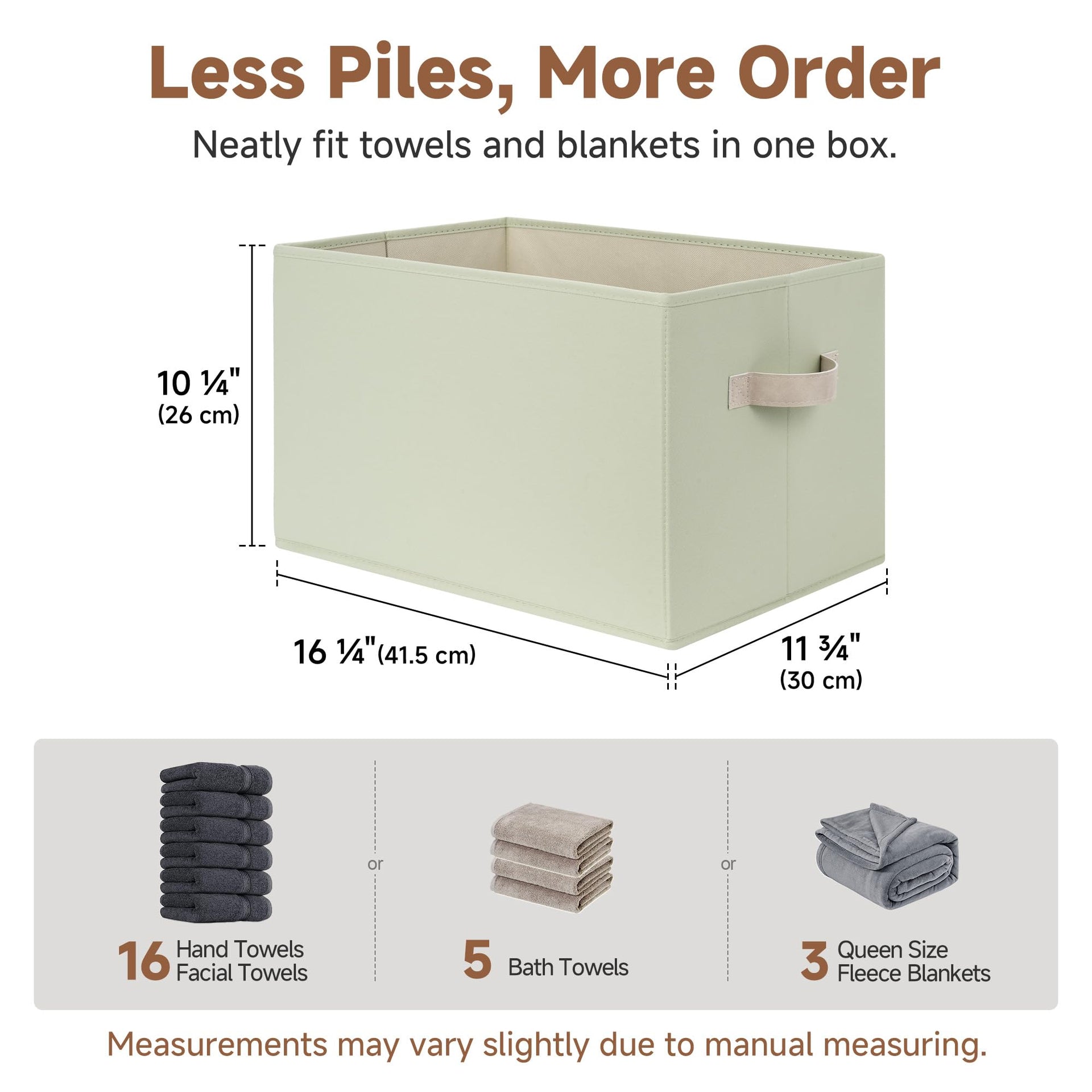 Storage Basket for Shelves (3 Count)