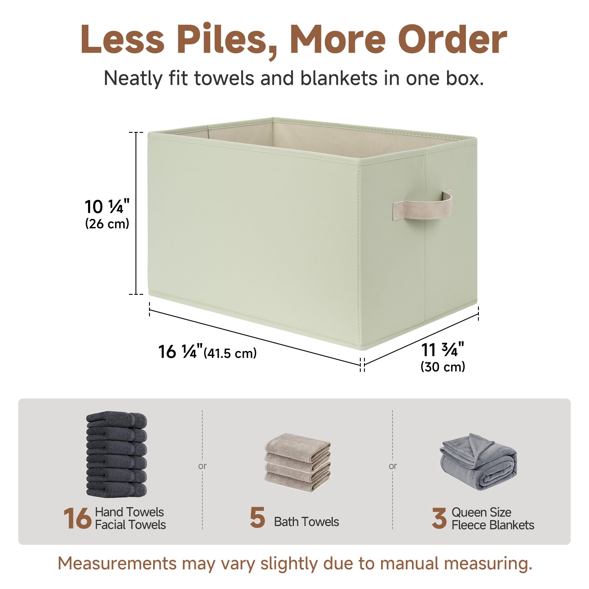 Storage Basket for Shelves (3 Count)