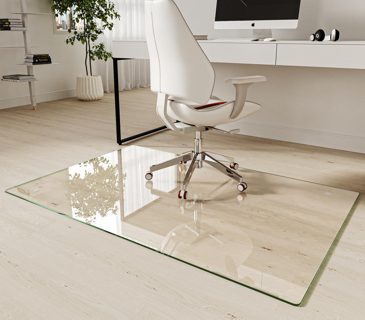 Tempered Glass Chair Mat 36"x55"