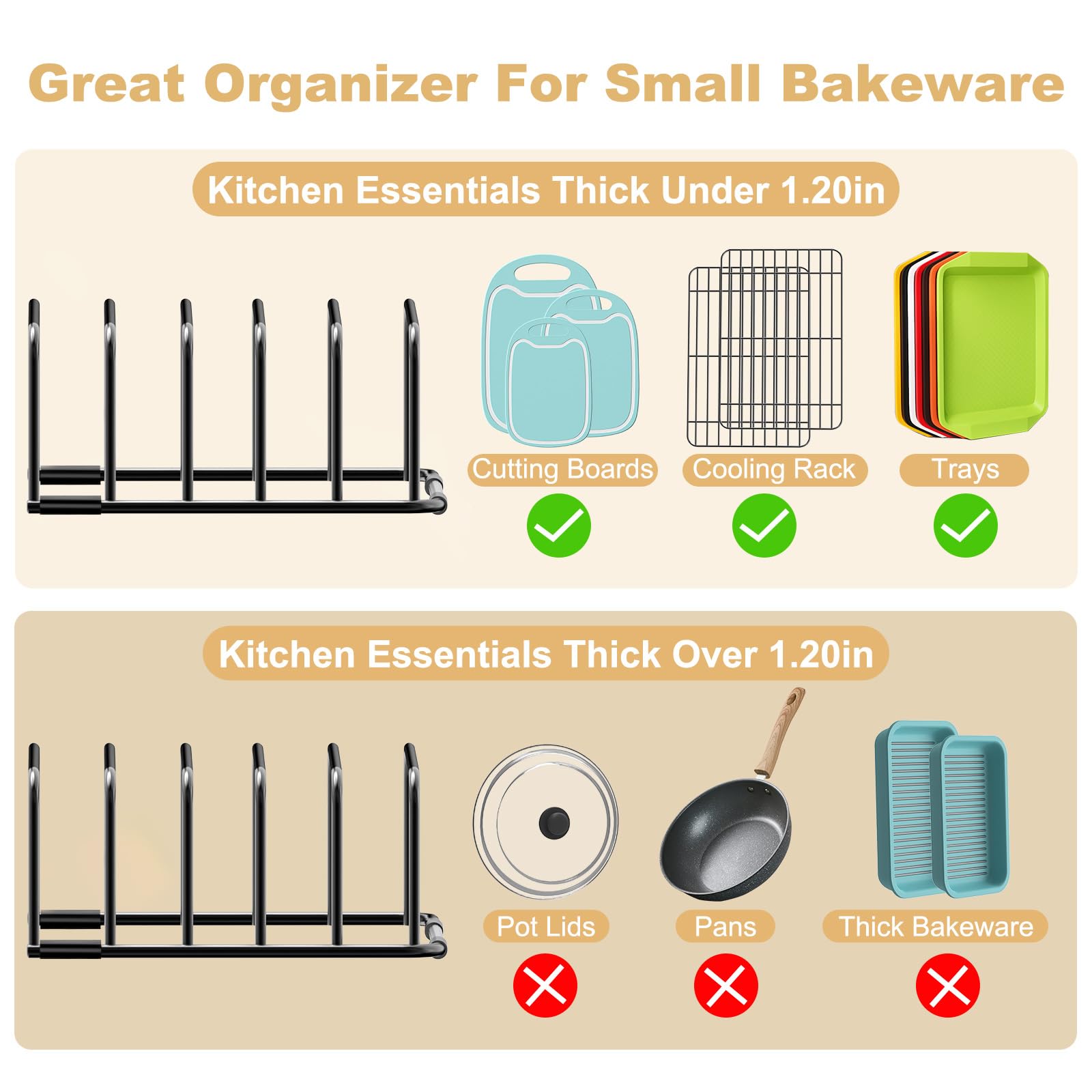 Cutting Board Organizer Storage