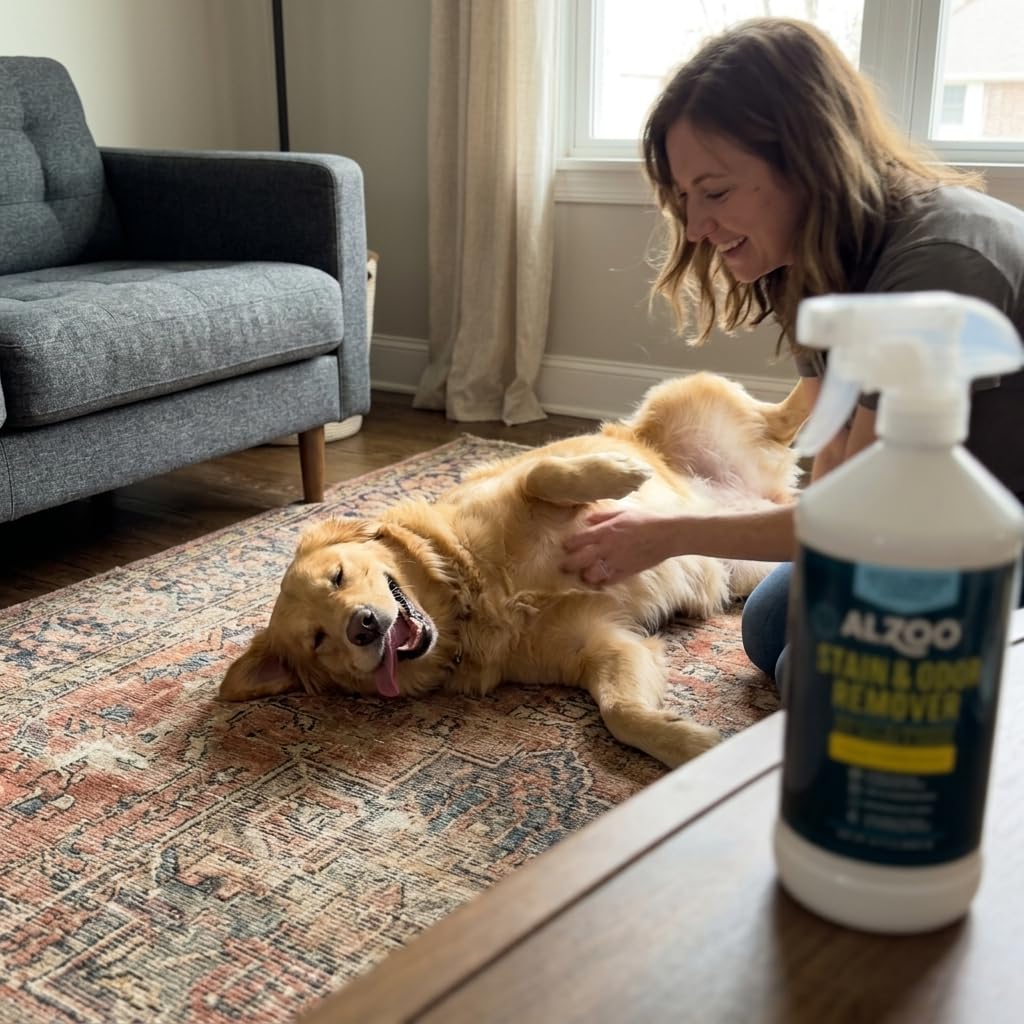 Pet Stain & Odor Remover Spray for Dog & Cat Urine (32 Fl Oz)