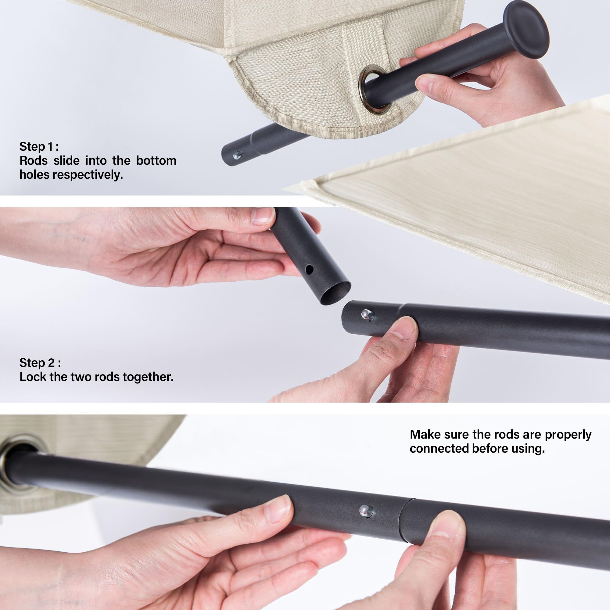 Hanging Closet Organizer with Rod