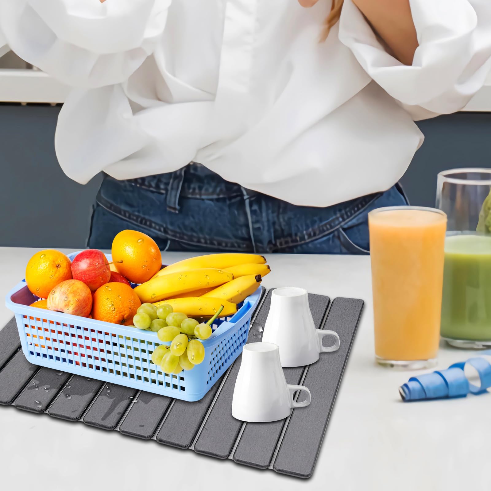 Large Diatomite Kitchen Counter Drying Mat