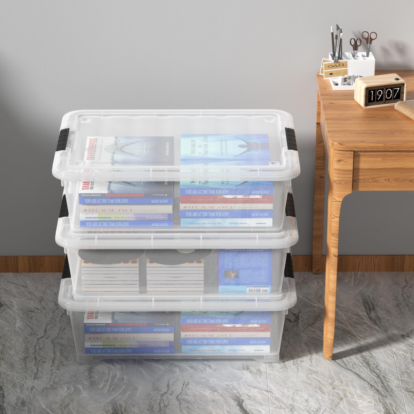 Under Bed Storage Containers with Lid (4 Count)