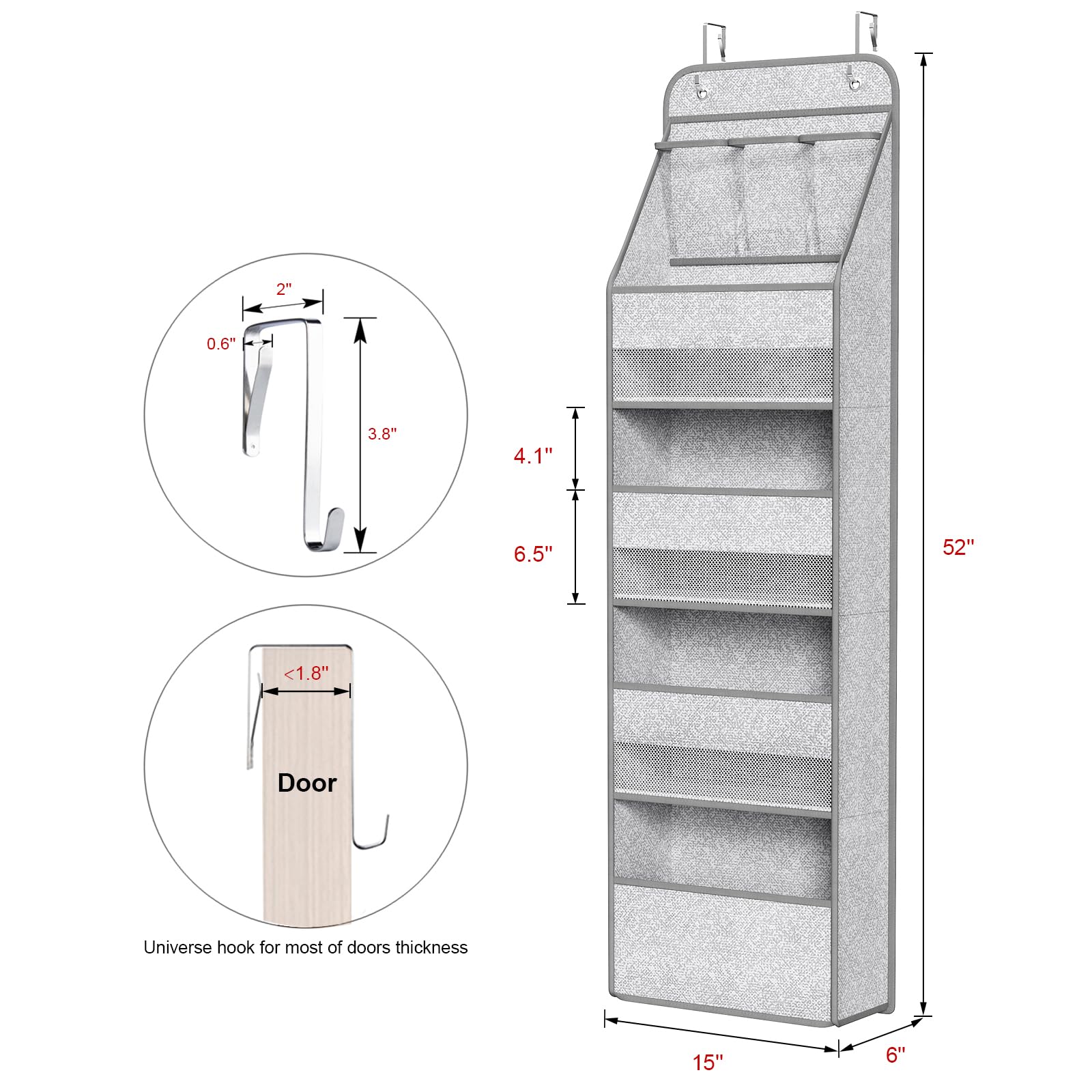 Over Door Hanging Organizer for Baby Nursery