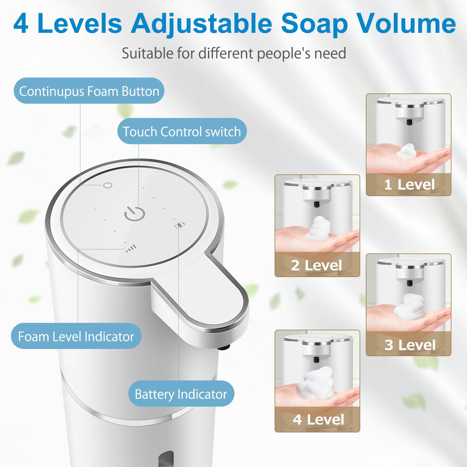 Automatic Foaming Soap Dispenser