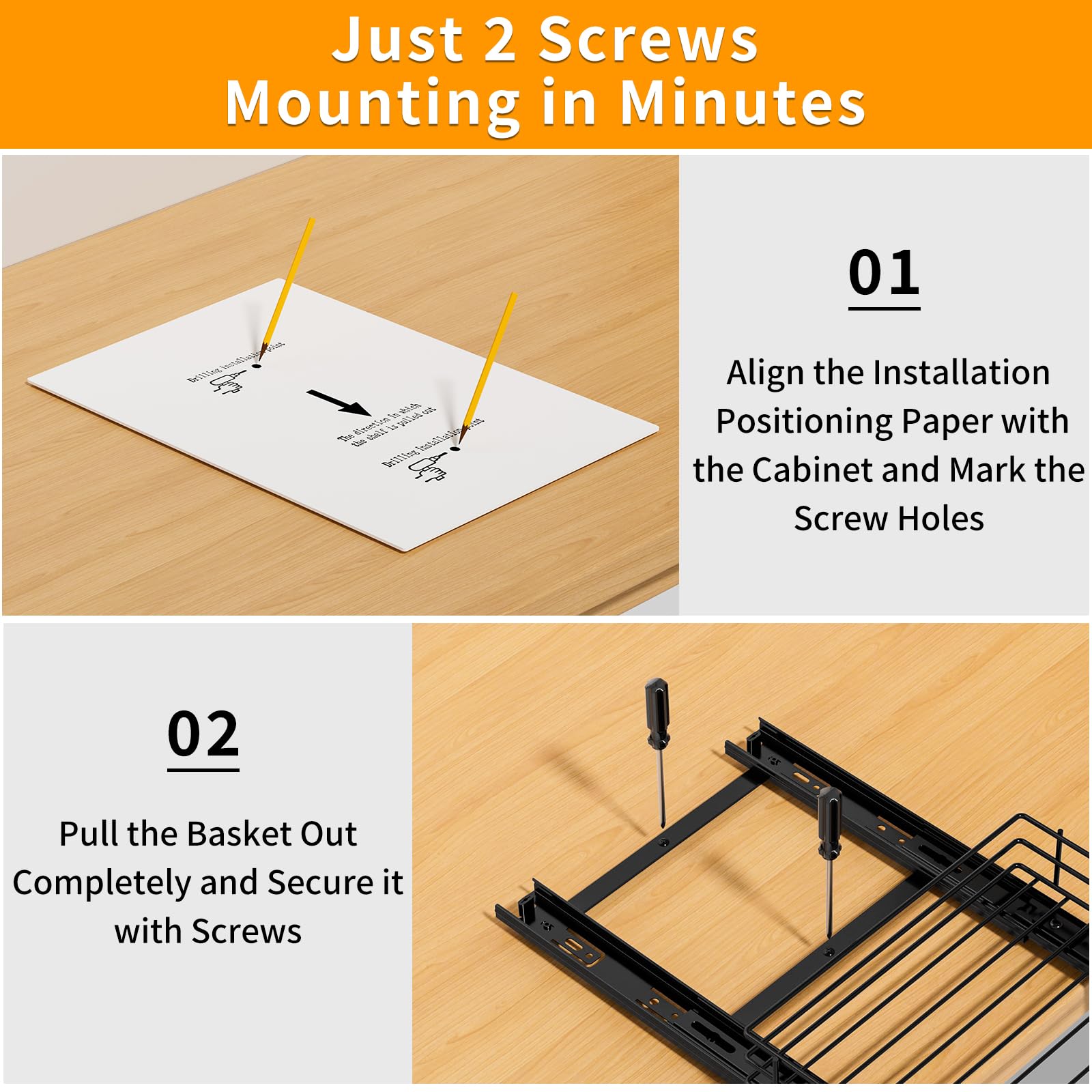 Pull Out Spice Organization for Cabinet