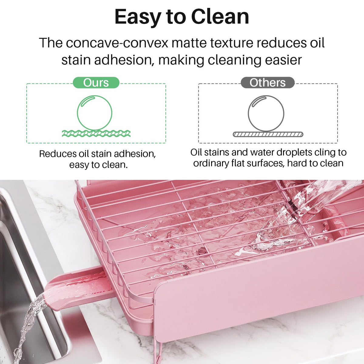 Large Dish Drying Rack for Kitchen Counter