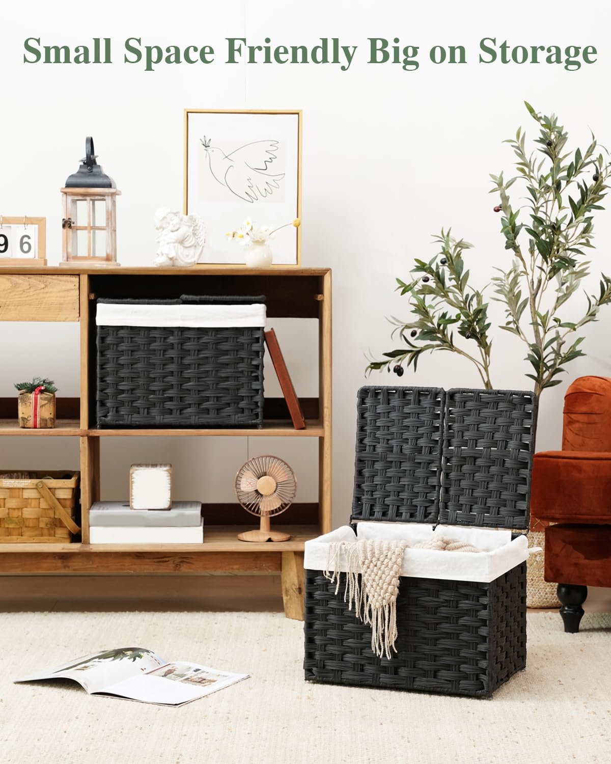 Storage Basket with Lid