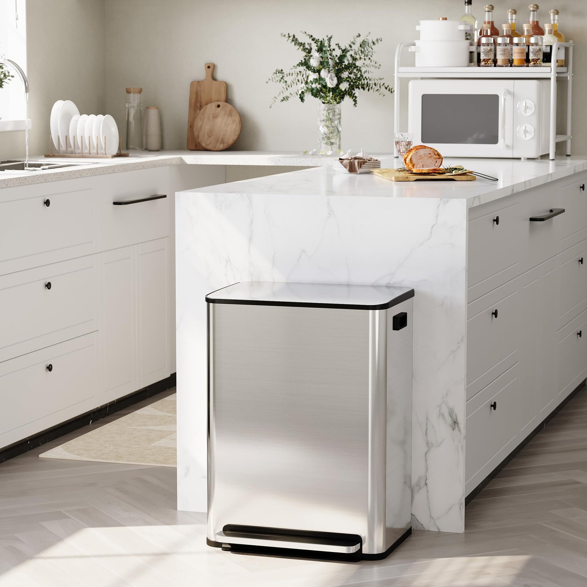 60 L 16 gal Kitchen Trash Can