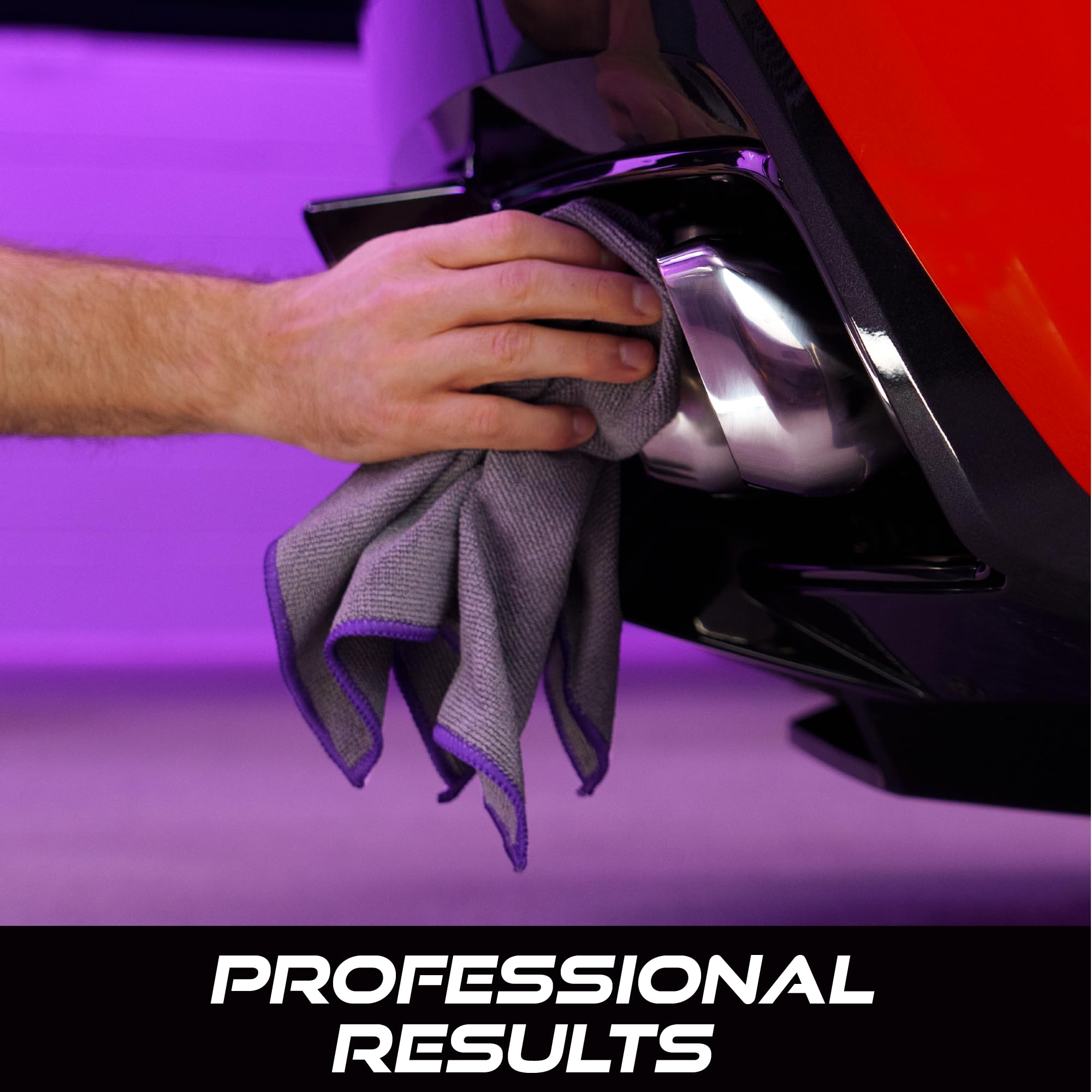 Microfiber Cleaning Cloth for Car Wax Removal (3 Count)
