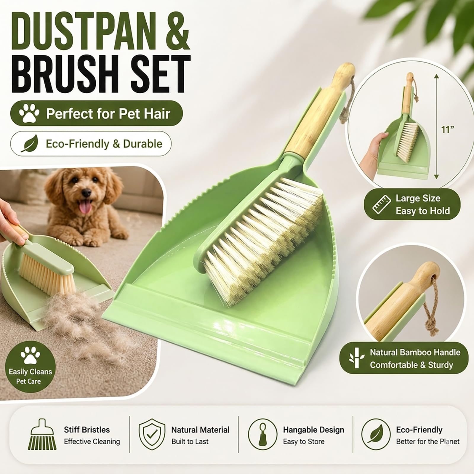 Dust Pan and Brush Set
