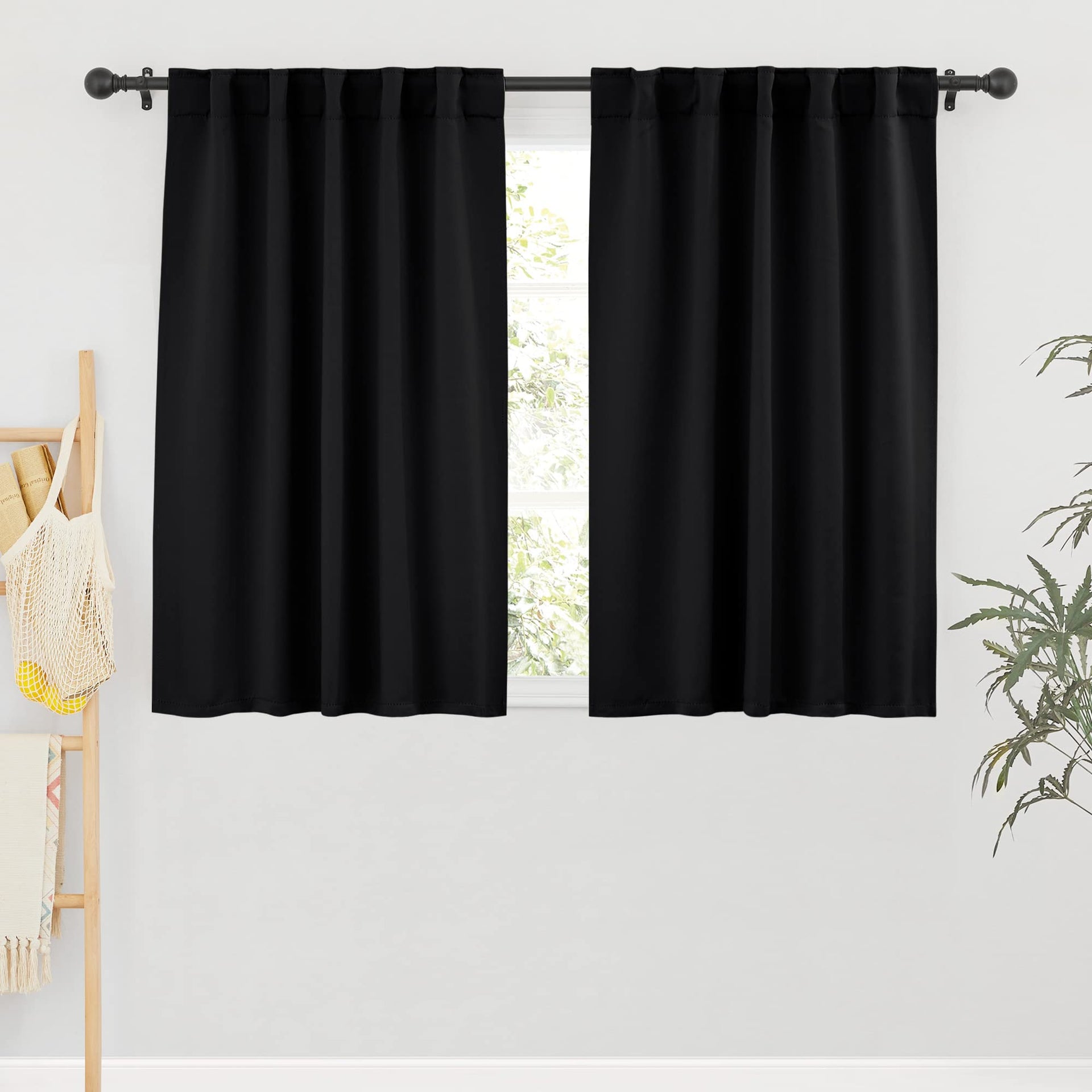 Blackout Curtains & Drapes for Bedroom 54 inches Long