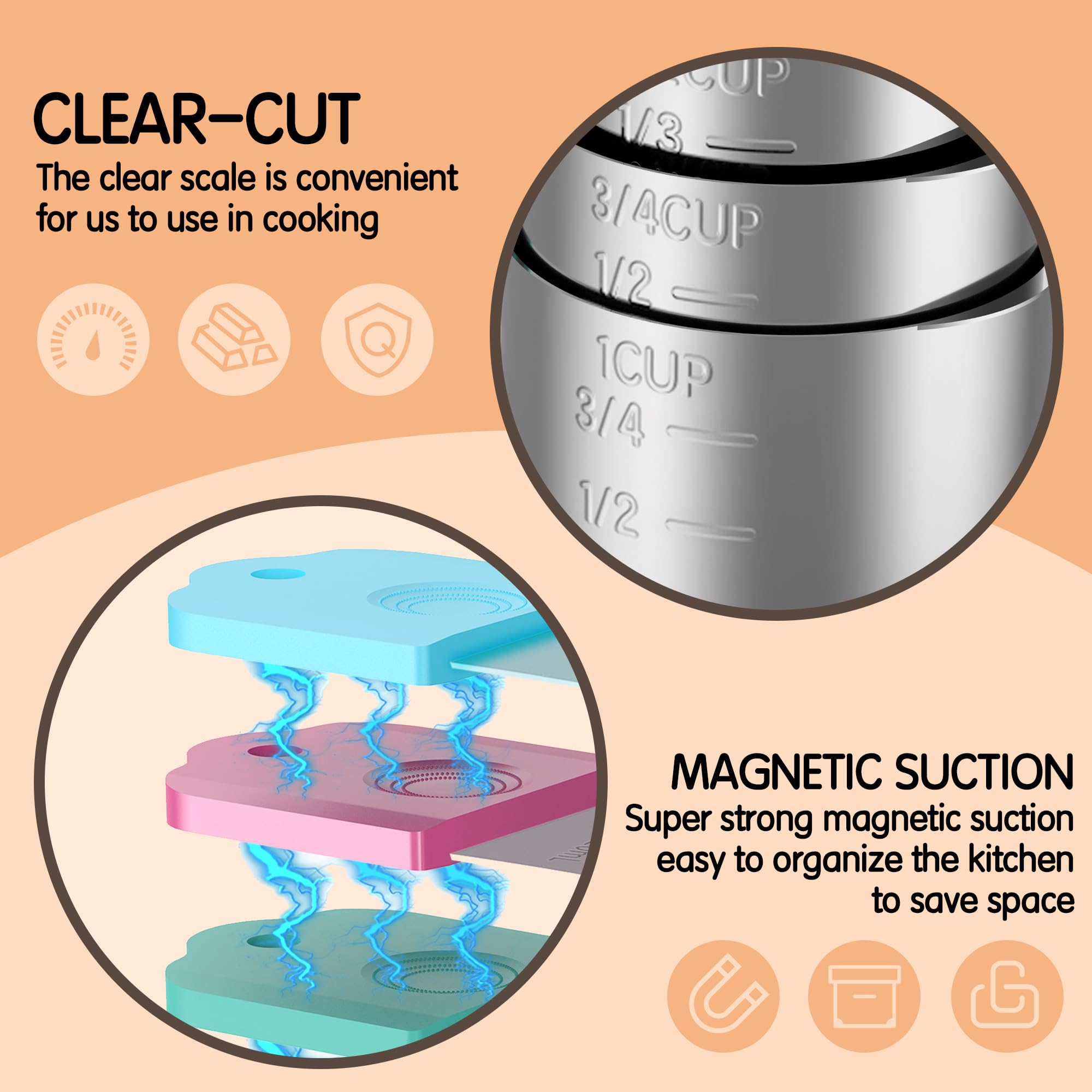 Magnetic Measuring Cups
