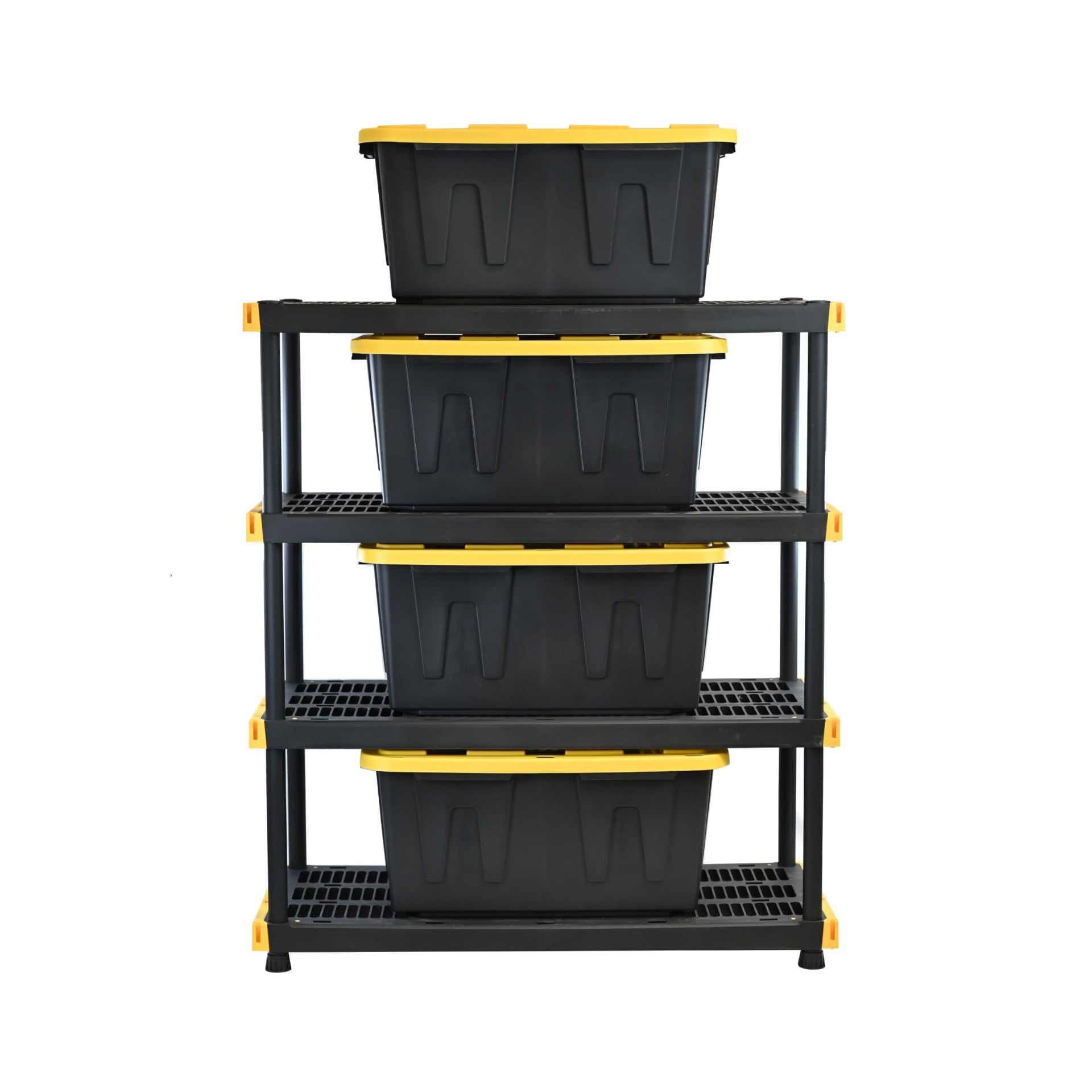 Heavy Duty 4 Tier Garage Storage Shelves + 4