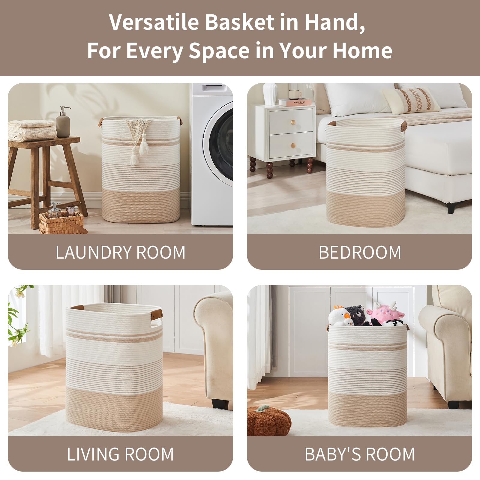 Laundry Basket with Handles