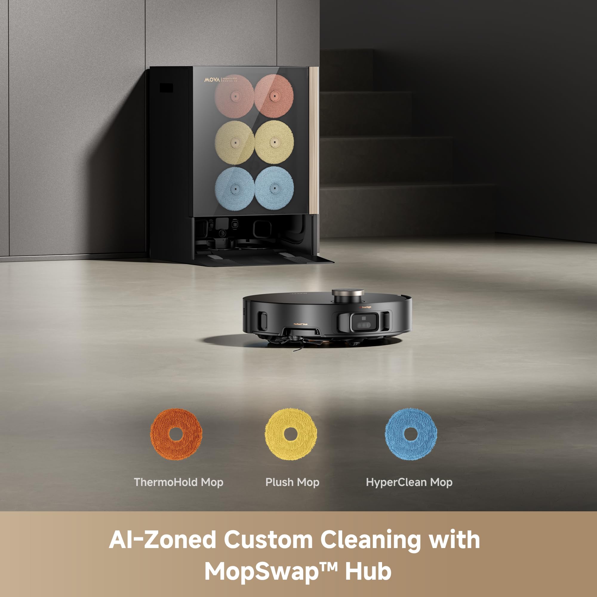 Mobius 60 Robot Vacuum and Mop with Auto