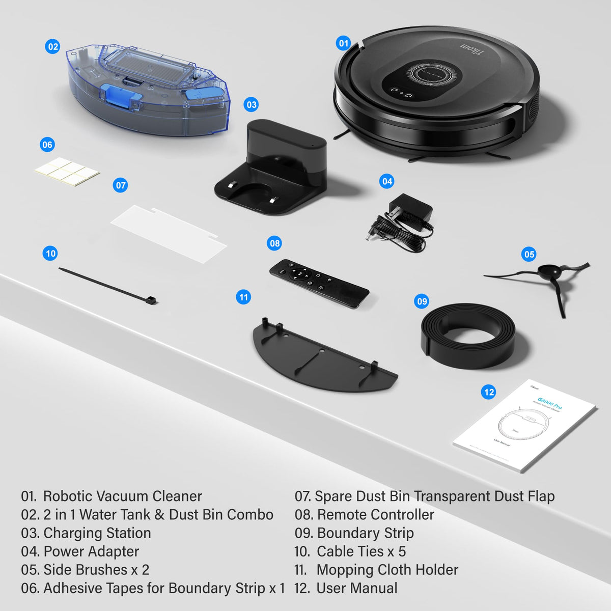 Robot Vacuum and Mop Combo
