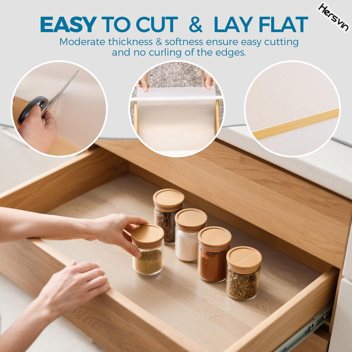 Shelf Liners 18 in x 20 ft EVA Drawer Mats (30 Sq Ft)