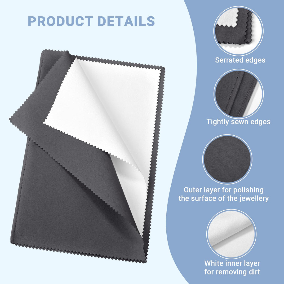 Silver Polishing Cloth (2 Count)