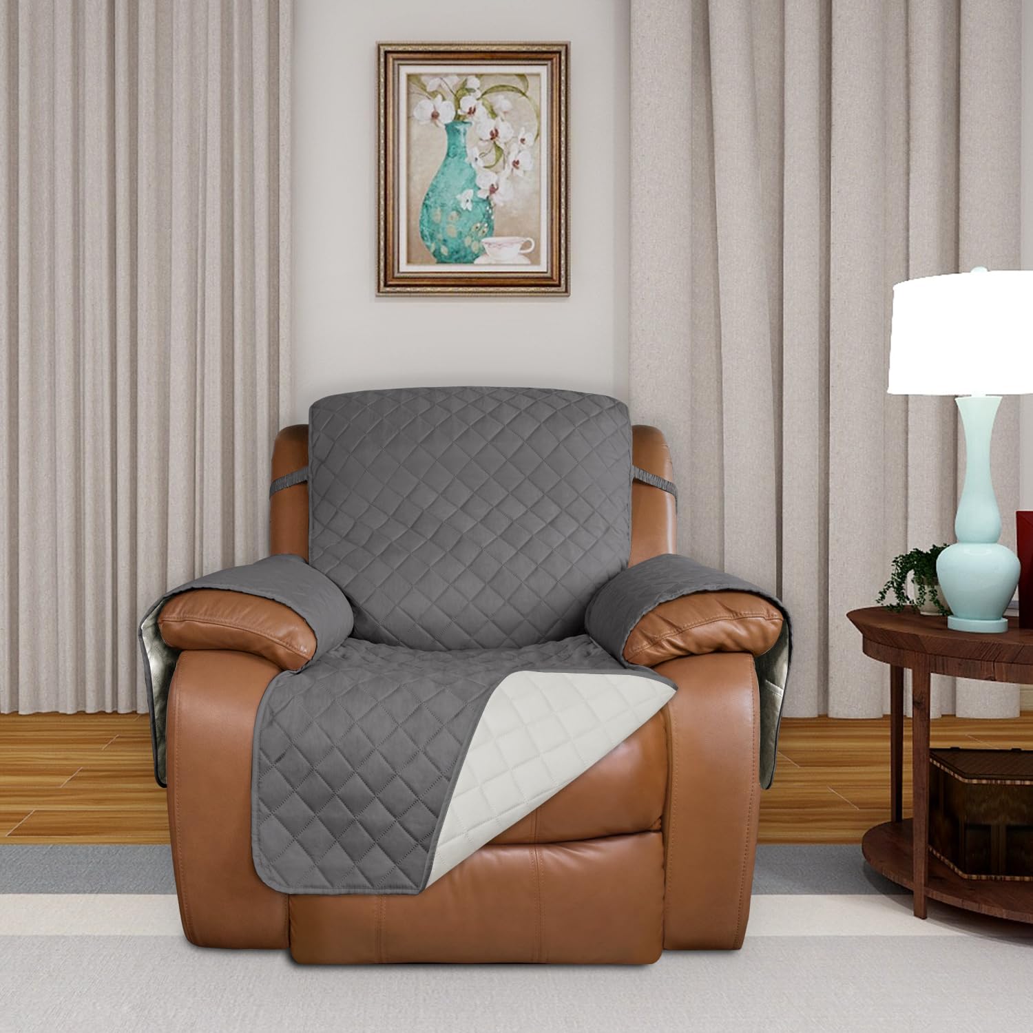 Reversible Recliner Chair Covers Couch Covers for Dogs